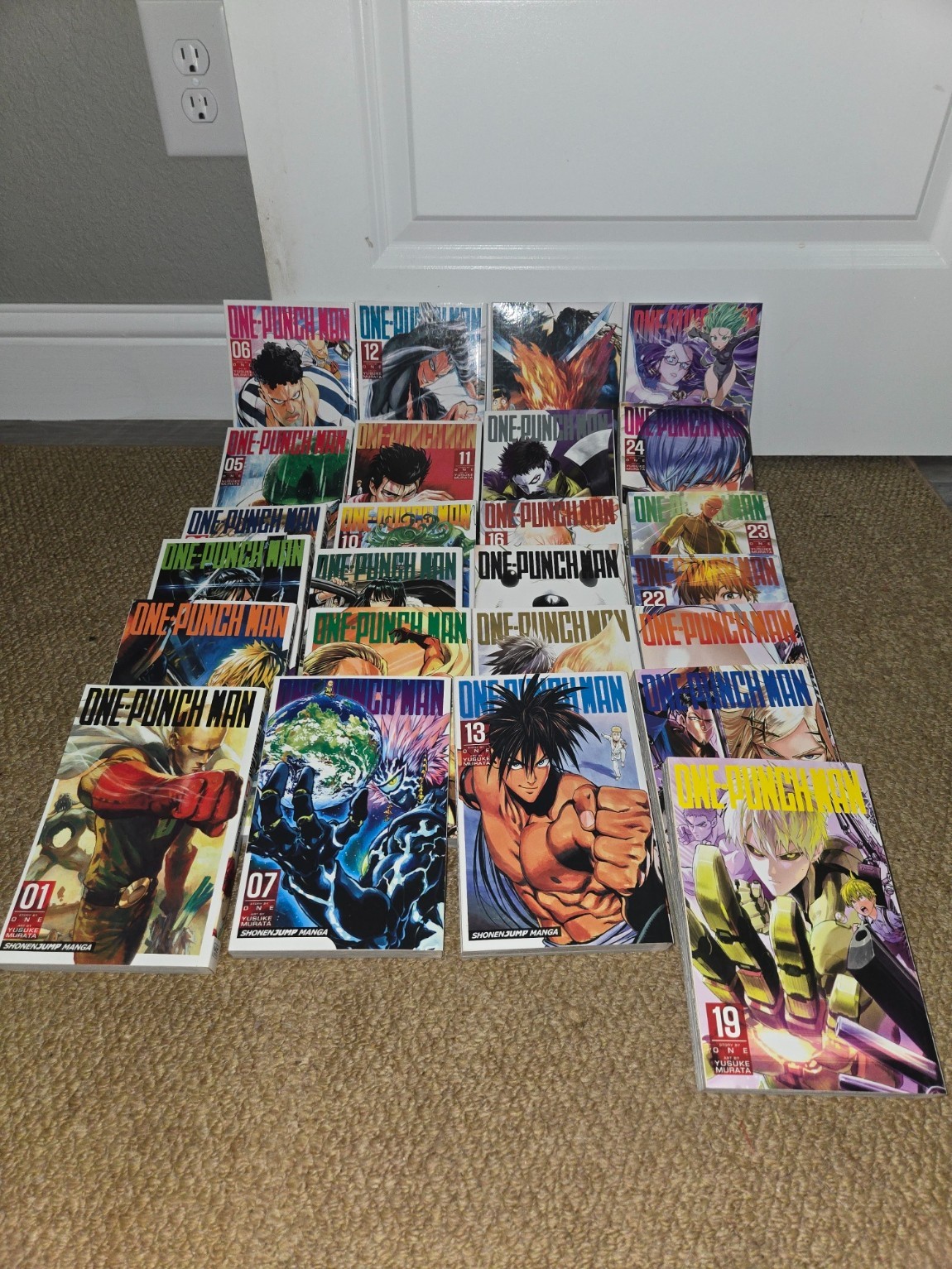 One Punch Man Manga Set Volumes 1-24+26 (ENGLISH) One Punch Man Manga Set Volumes 1-24+26 (ENGLISH)