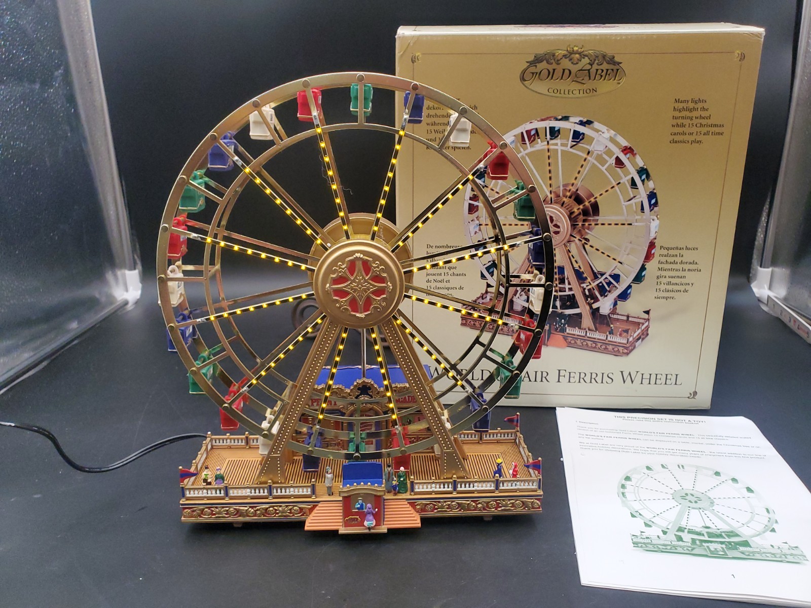 Mint - Mr. Christmas Gold Label World’s Fair Ferris Wheel - Works Mint - Mr. Christmas Gold Label World’s Fair Ferris Wheel - Works