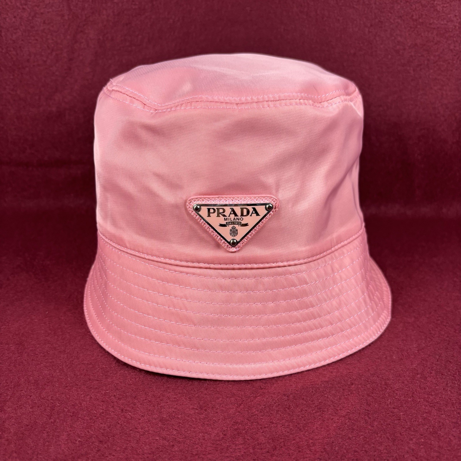 PRADA Milano Pink Bucket Hat PRADA Milano Pink Bucket Hat