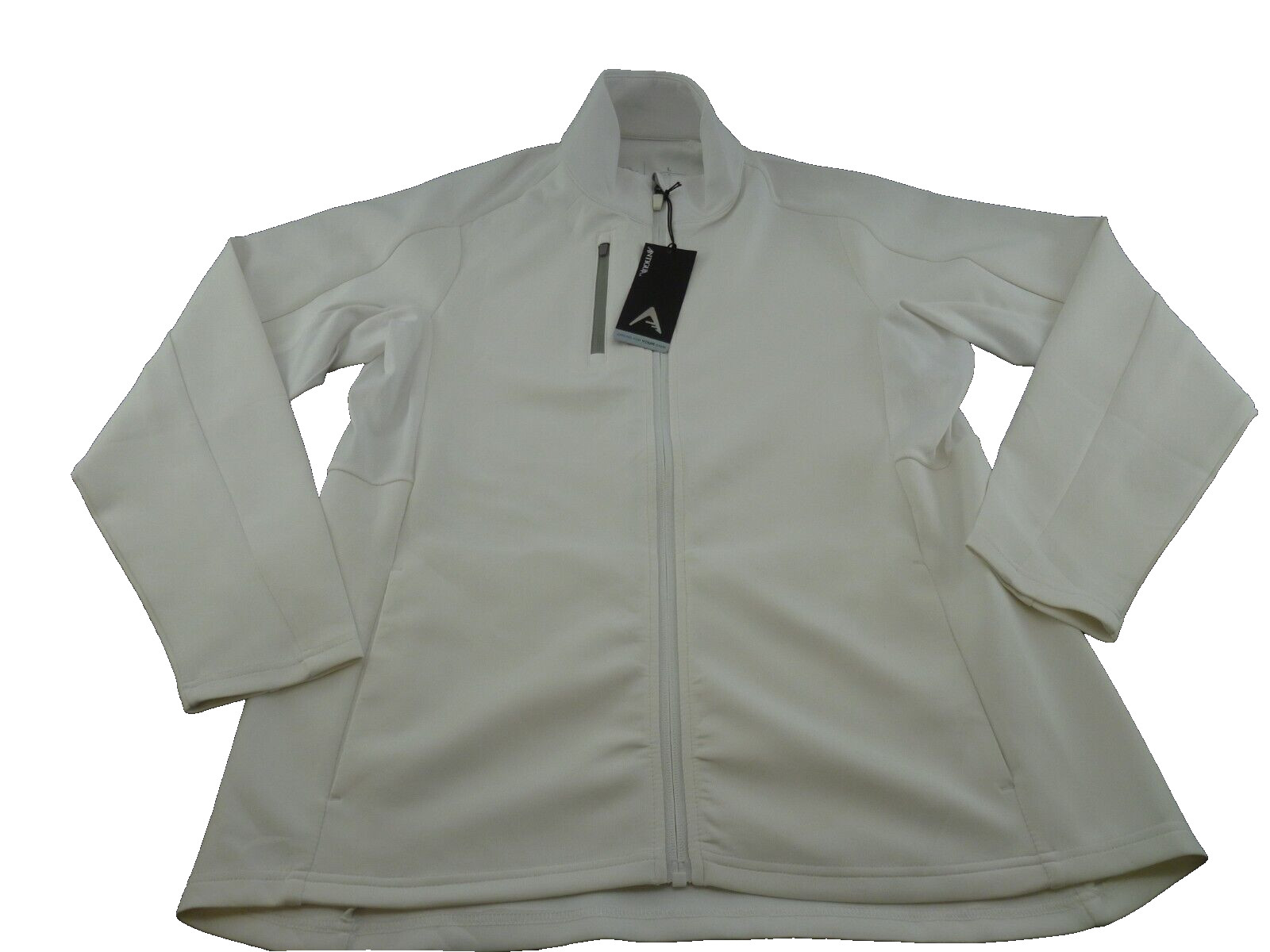 NEW Women\'s Antigua Generation Full Zip Jacket- White (104367)