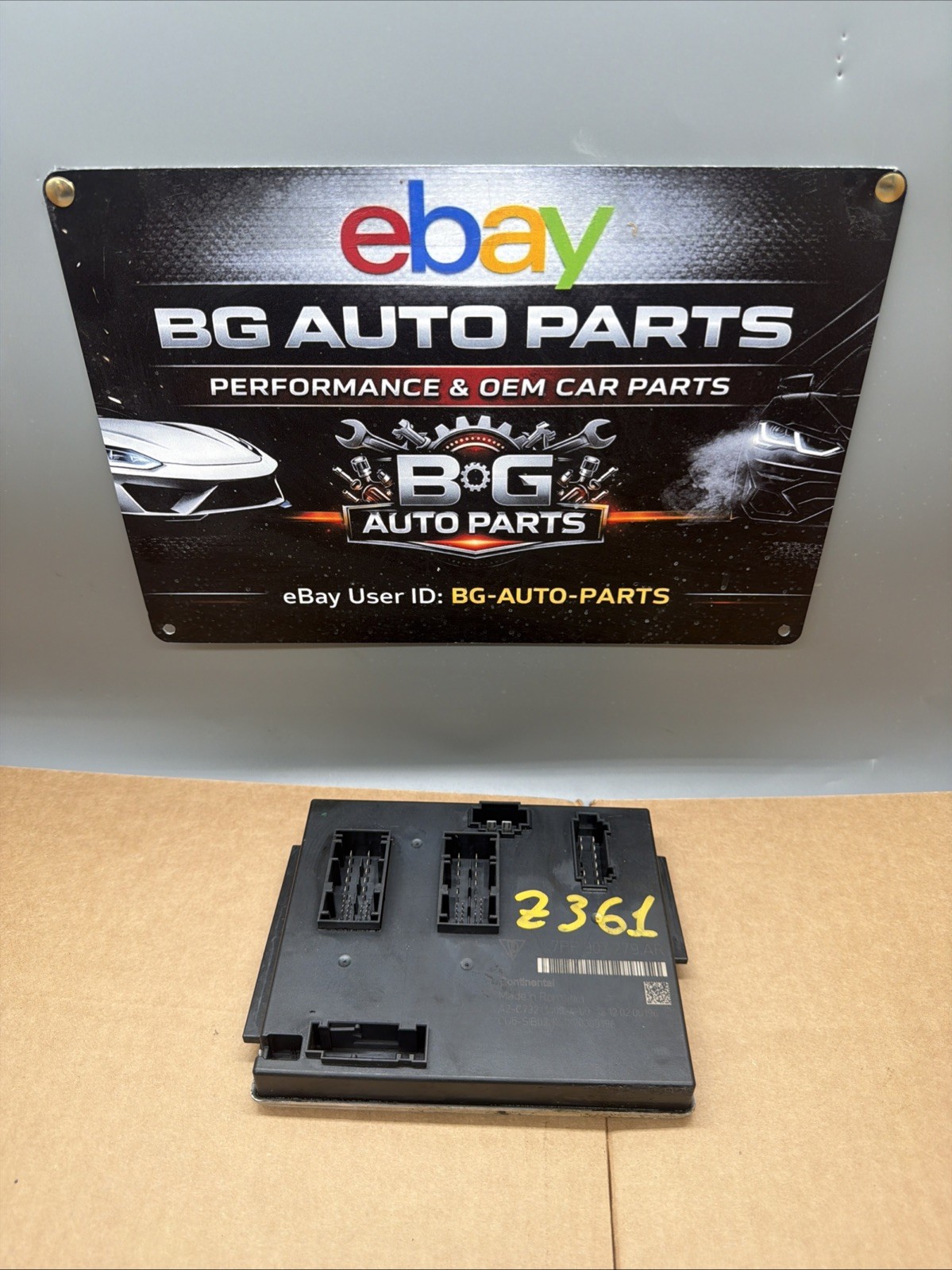 2013-2016 PORSCHE PANAMERA S 970 - REAR BODY Control Module BCM OEM 7PP907279 AR