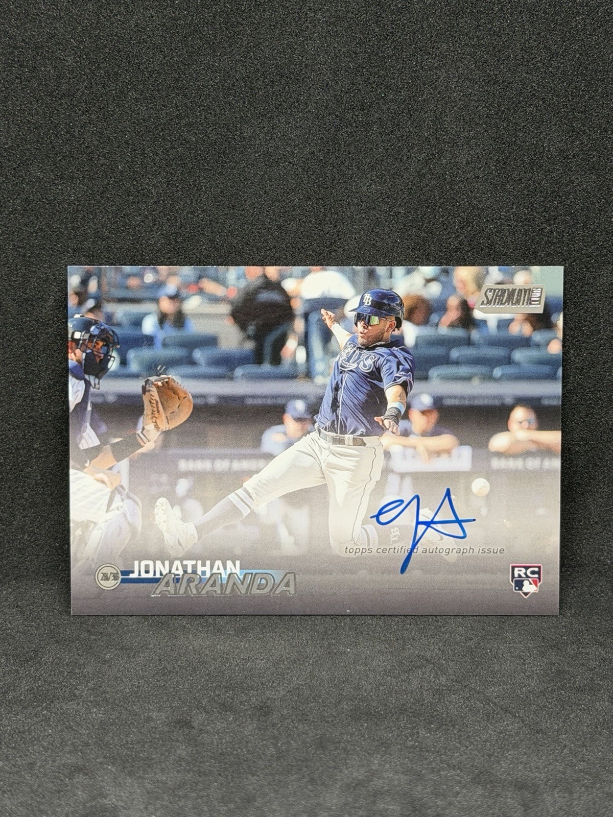 2023 Topps Stadium Club - Autographs Jonathan Aranda Tampa Bay Rays (AU, RC) 2023 Topps Stadium Club - Autographs Jonathan Aranda Tampa Bay Rays (AU, RC)