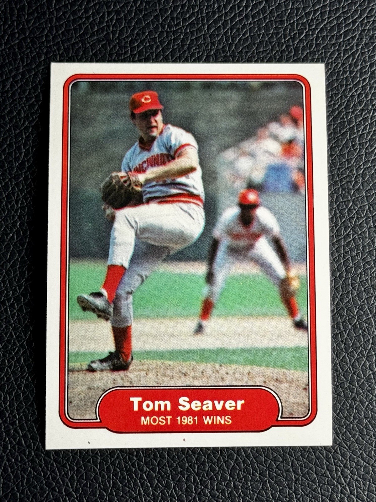‼️STELLAR VINTAGE‼️1982 Fleer 'Most Wins' Tom Seaver #645 Cincinnati Reds HOF