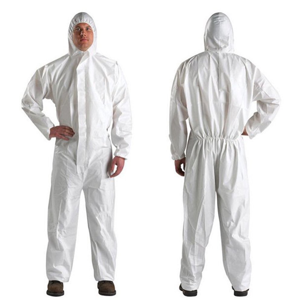 3-30 Count Disposable SMS Coverall with Hood, Painter's Suit M L XL 2XL 3XL