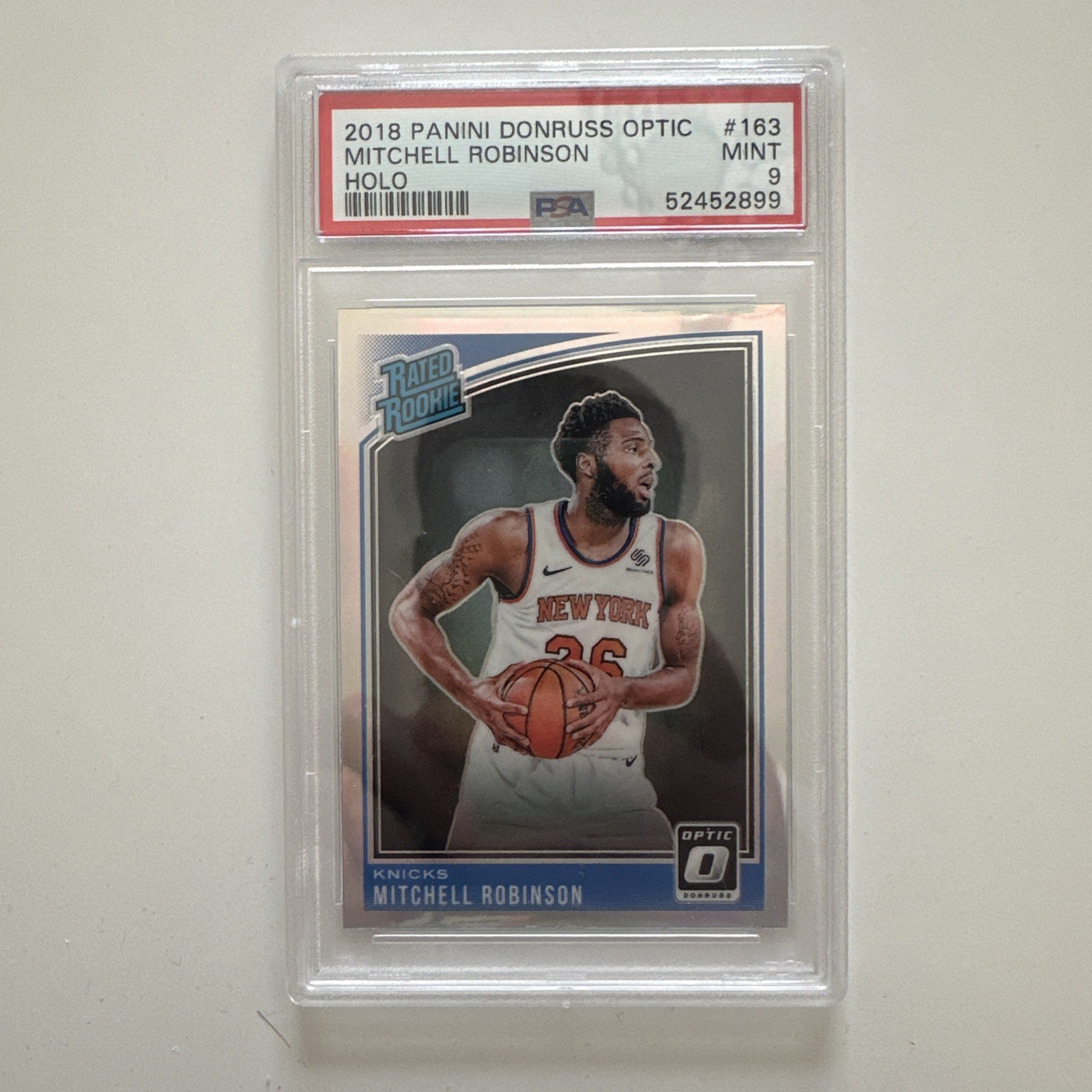 2018-19 Panini Donruss Optic - Rated Rookie Mitchell Robinson #163 Holo