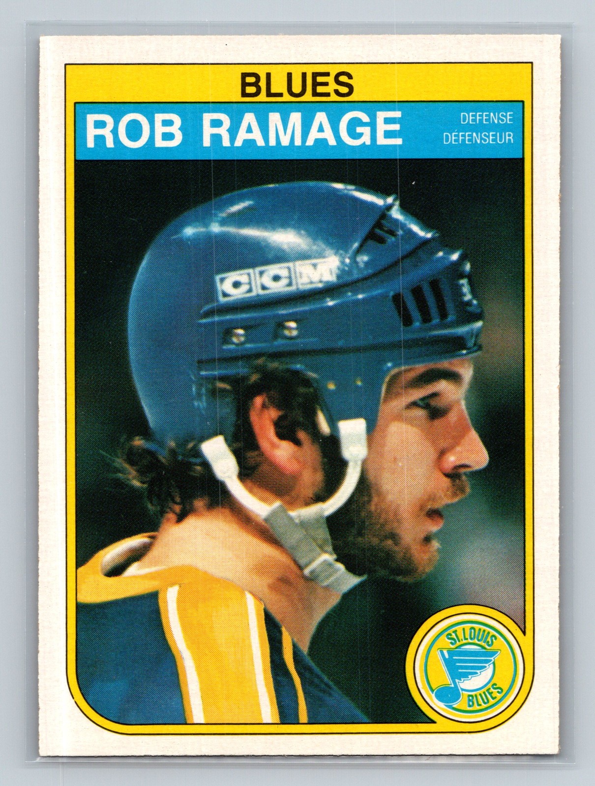 1982-83 O-Pee-Chee #310 ROB RAMAGE - SHARP MINT
