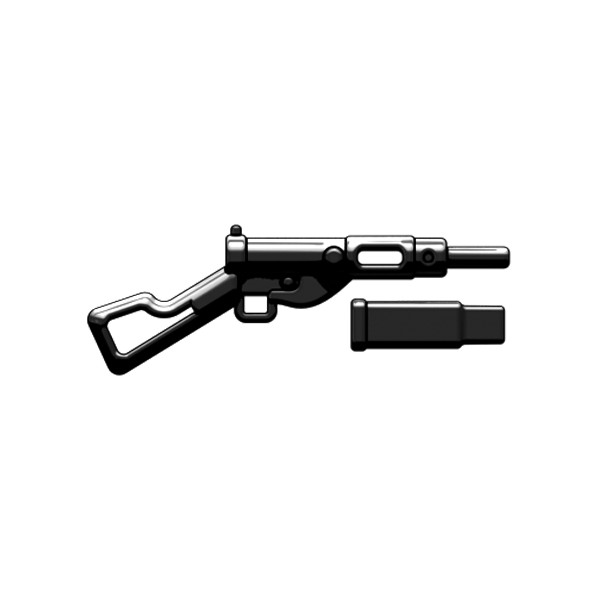 BrickArms Black Sten Machine Gun Weapons for Brick Minifigures BrickArms Black Sten Machine Gun Weapons for Brick Minifigures