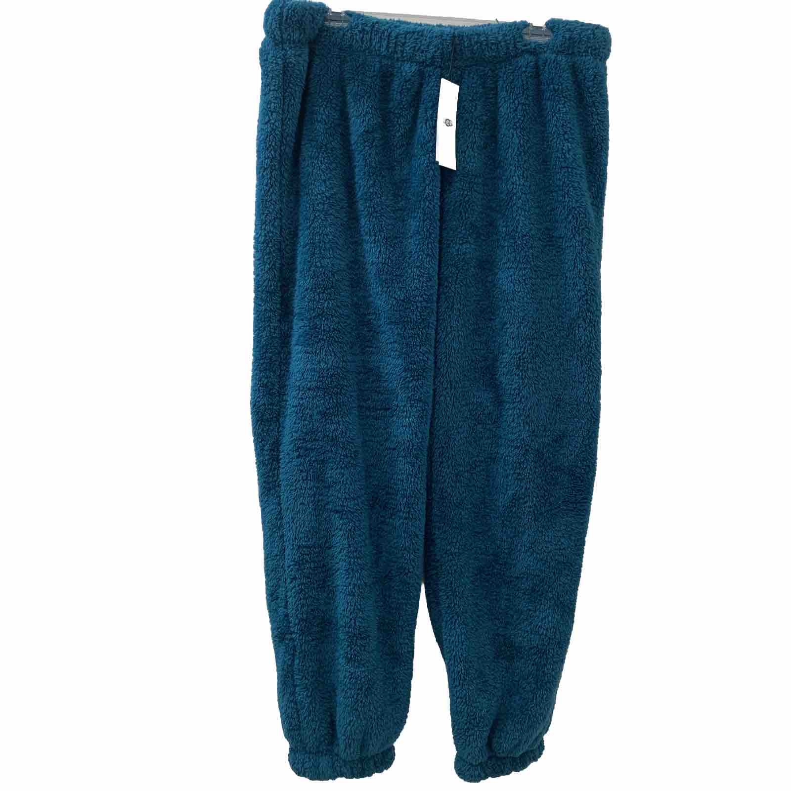 UGG RTW Niko Sherpa Jogger Size Extra Large XL Women’s Teal Lounge Wear NWT UGG RTW Niko Sherpa Jogger Size Extra Large XL Women’s Teal Lounge Wear NWT