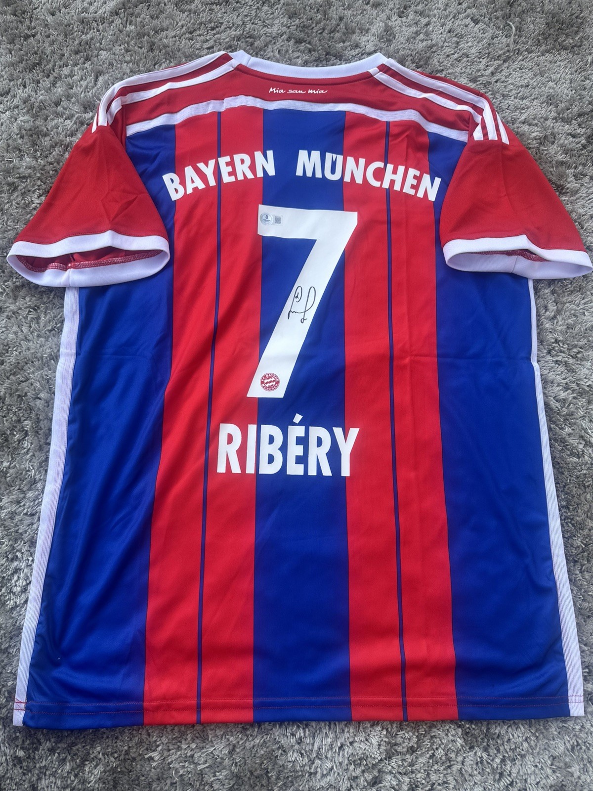 Franck Ribery Signed Bayern Munich Signed Jersey Beckett Authenticated Franck Ribery Signed Bayern Munich Signed Jersey Beckett Authenticated