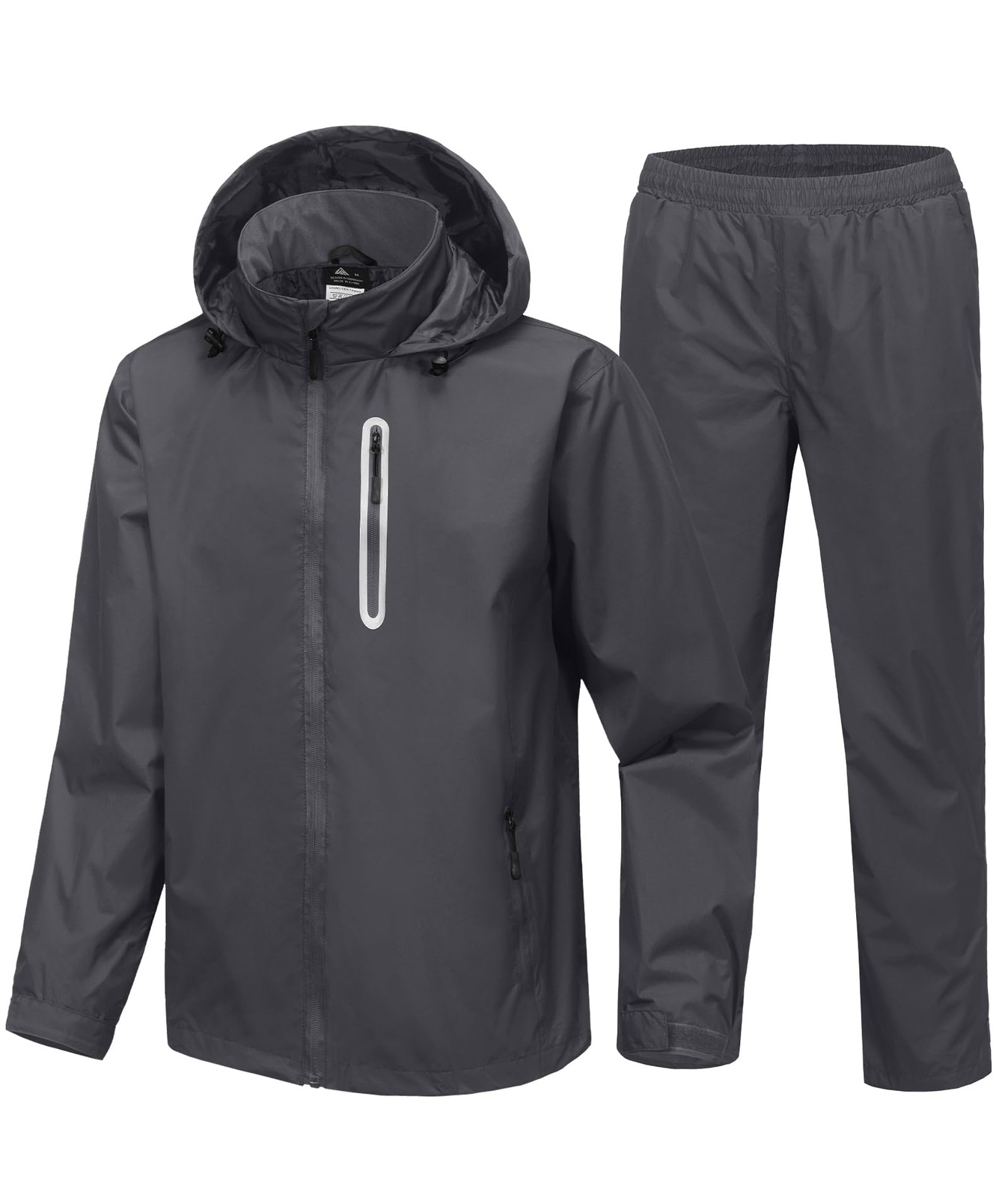 Men\'s Waterproof Golf Rain Suit Jacket & Pants Lightweight Hooded Gear