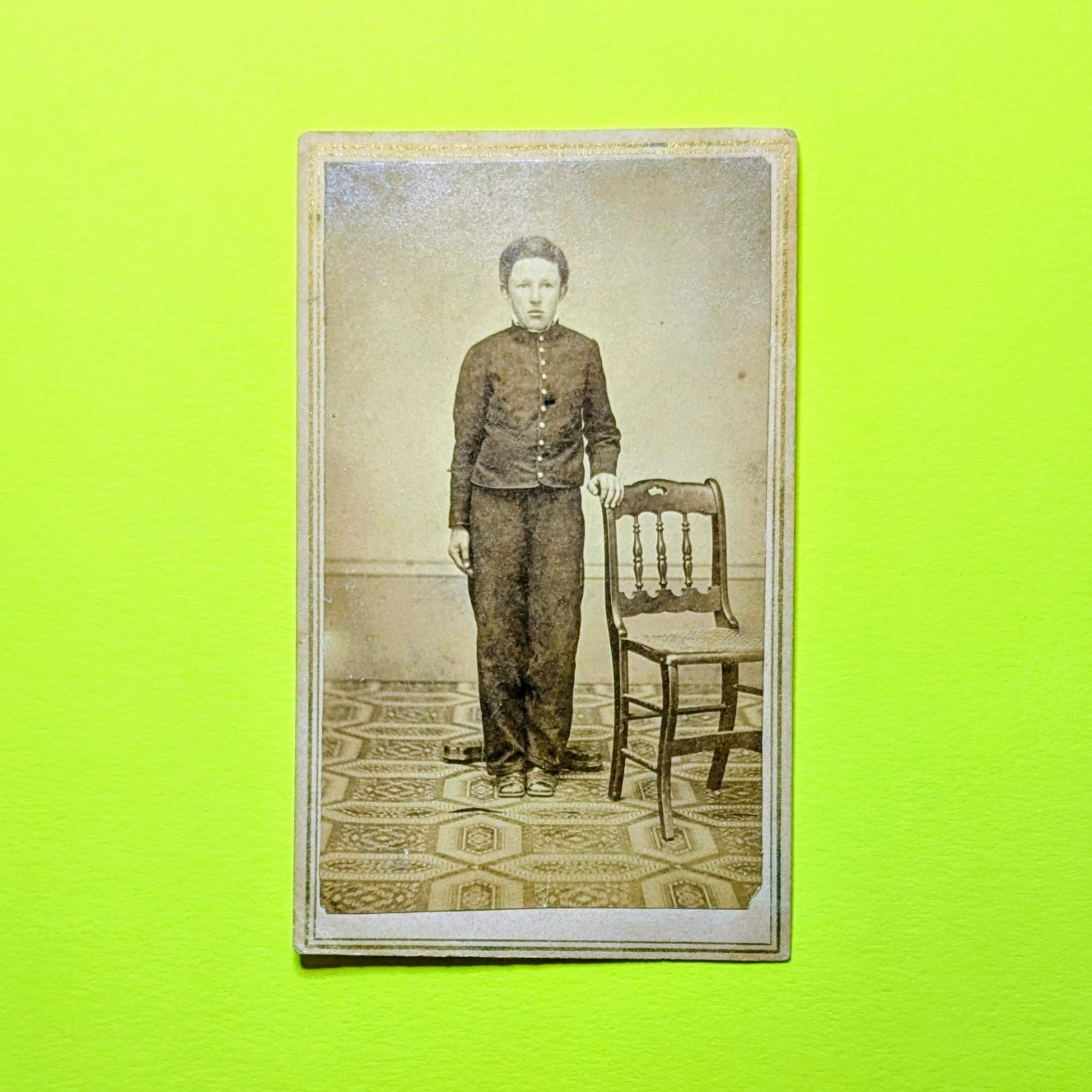 Civil War CDV Rare Union Cadet w/ Proprietary First Issue Stamp 1864 1865 1866 Civil War CDV Rare Union Cadet w/ Proprietary First Issue Stamp 1864 1865 1866