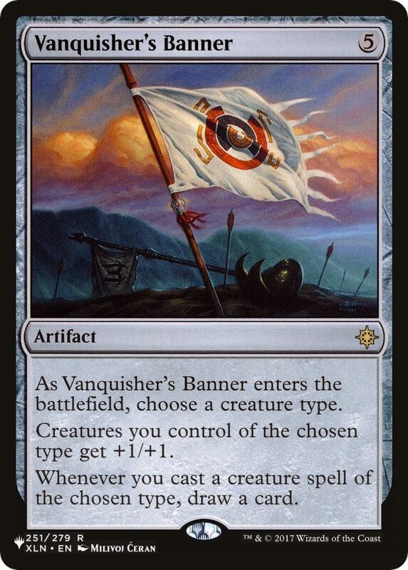 Vanquisher\'s Banner - The List Reprints (LIST)  X 1 EX/NM - MTG - 4RCards