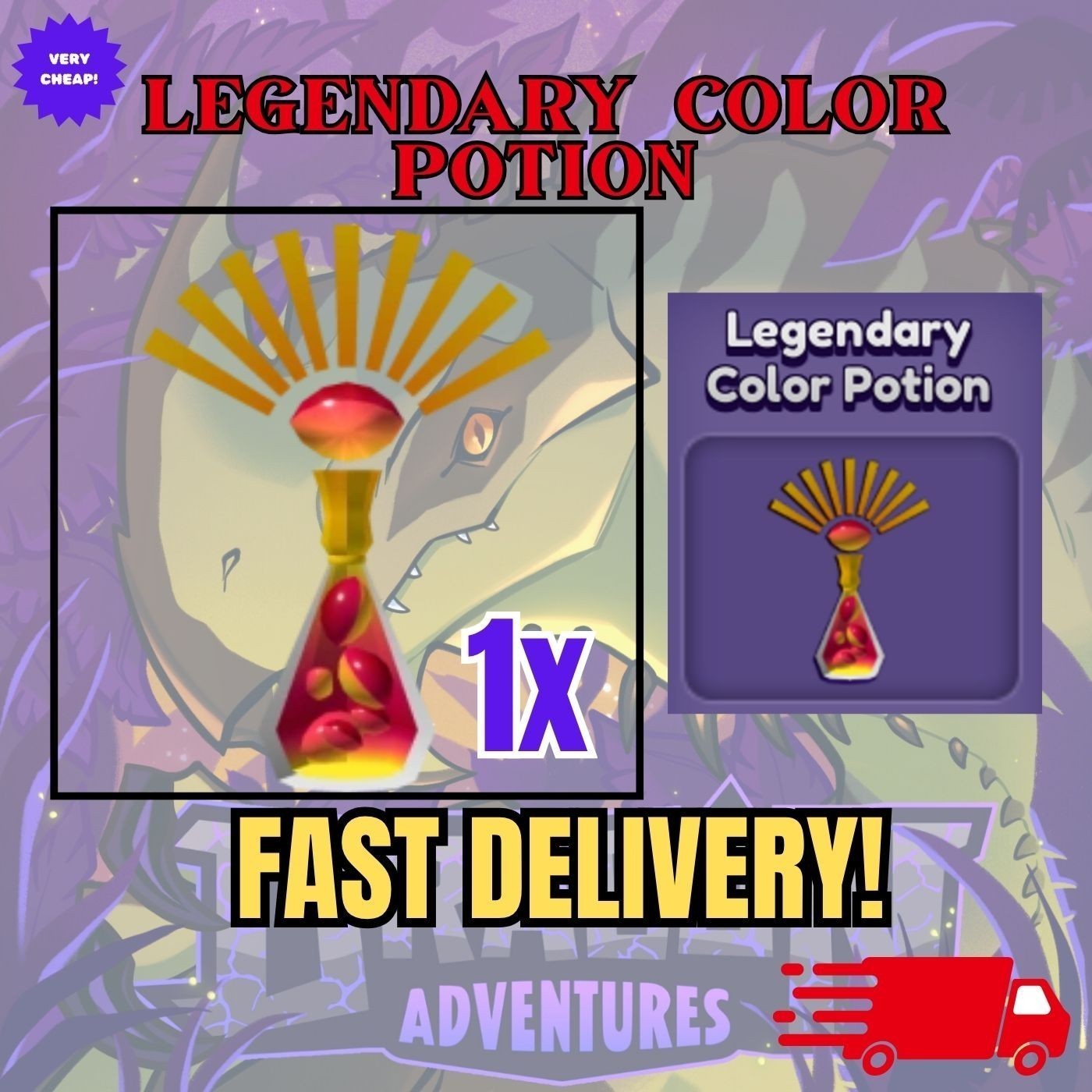 NEW Dragon Adventures POTIONS & BUNDLES D.A - CHEAPEST & FAST DELIVERY