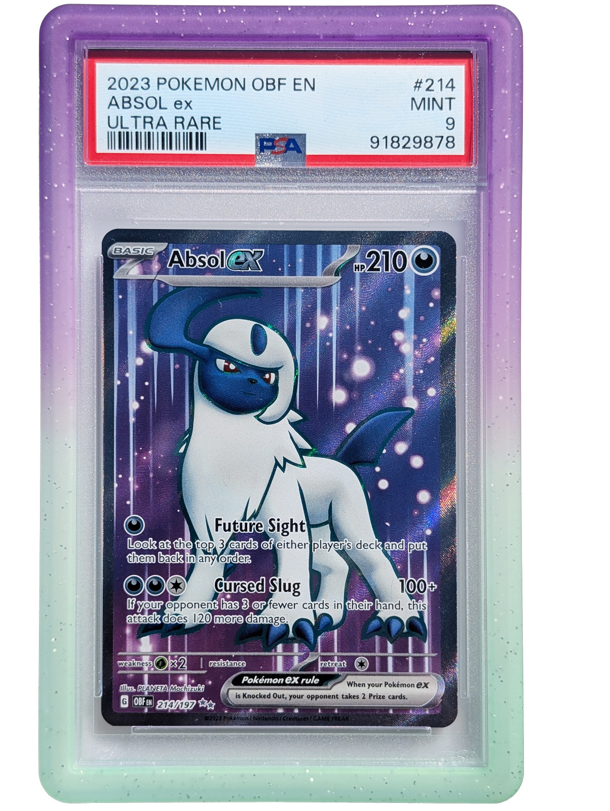 PSA Gradient Graded Card Slab Bumper Guard Protector TPU - 18 COLORS- STACKABLE