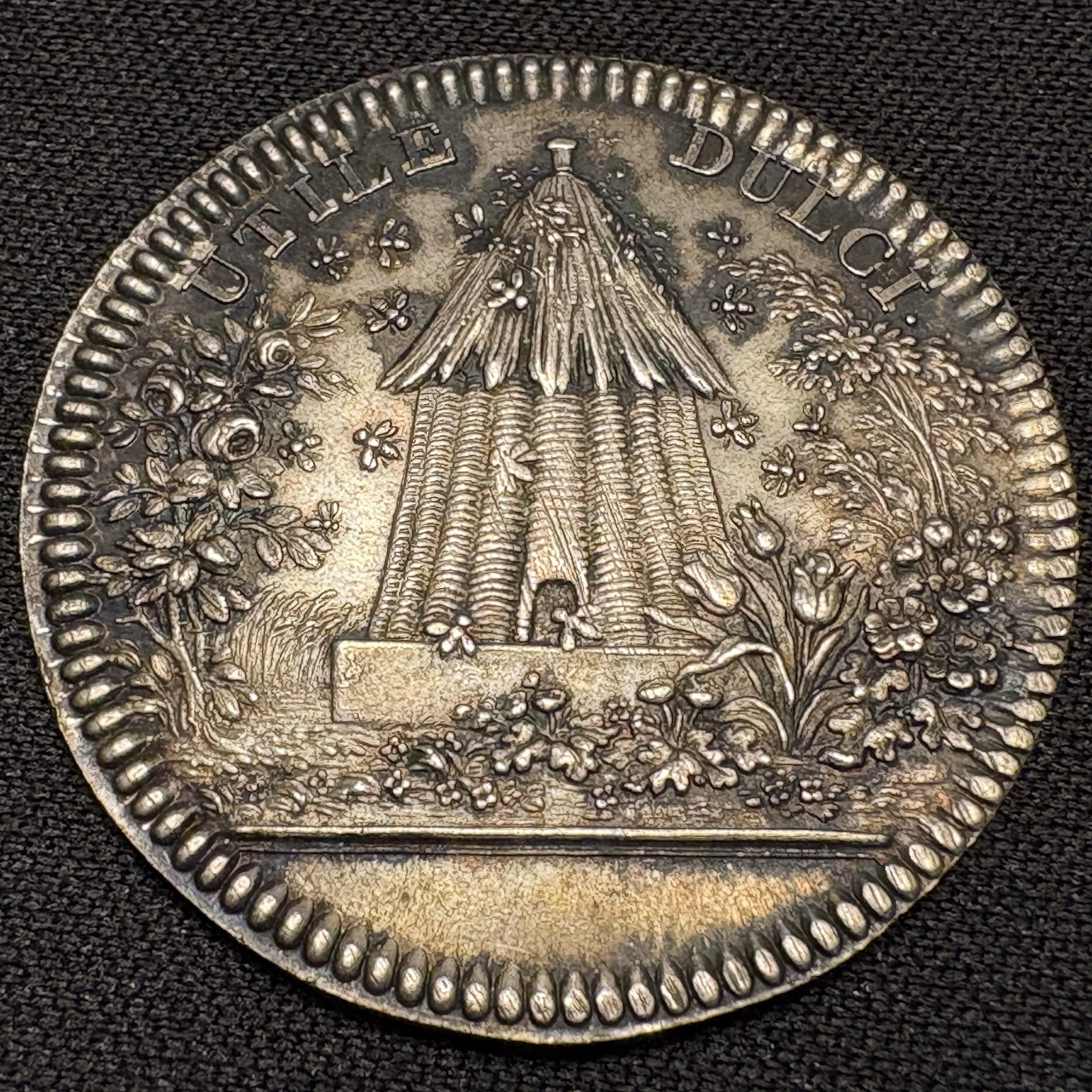 Rare 1832-1841 France Silver Jeton Coin Bordeaux Academy Science Arts