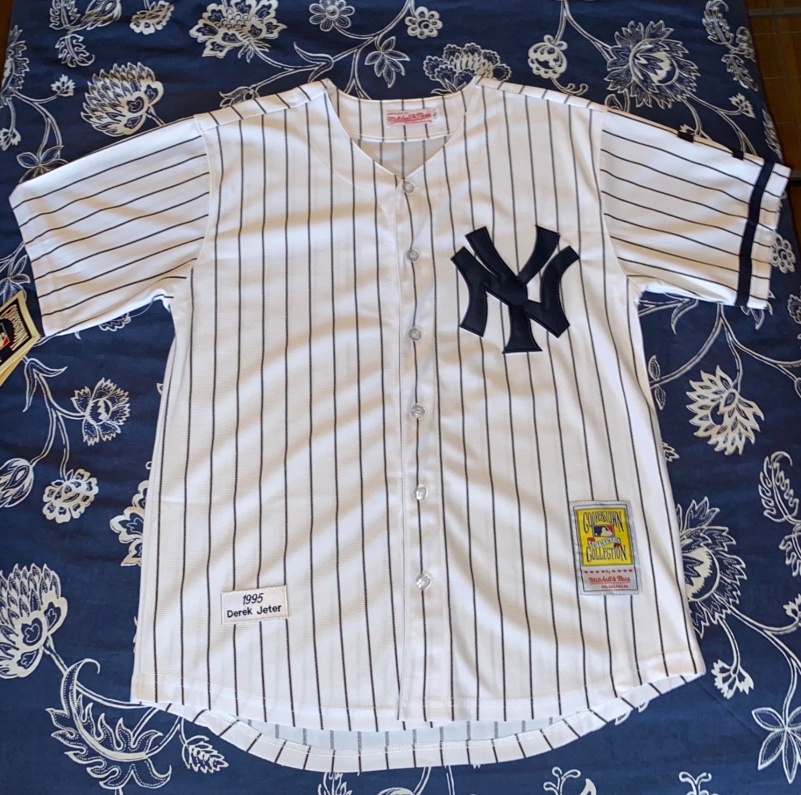 Derek Jeter Retro Yankees Cooperstown Mitchell&Ness Home Jersey- New *ALL SIZES*