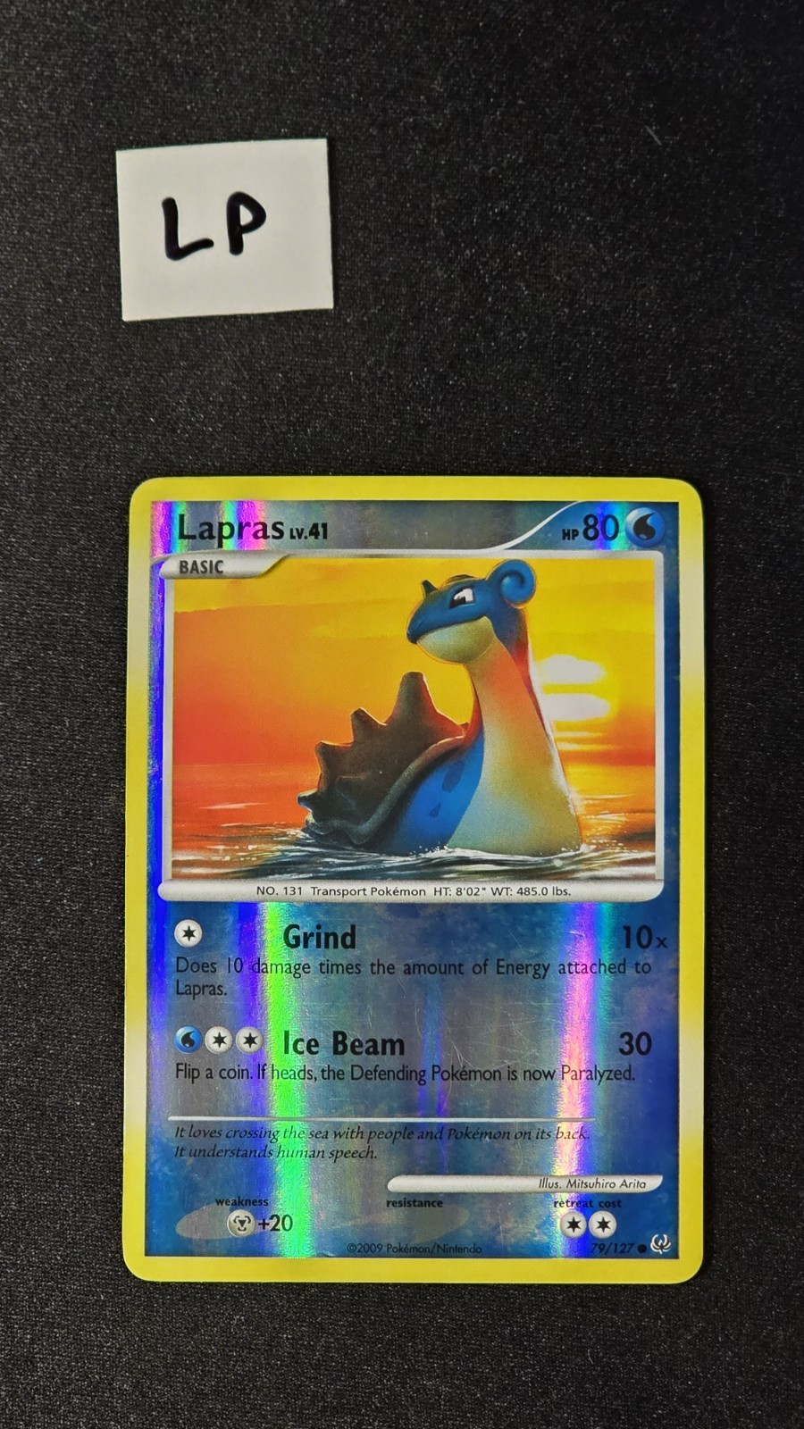 Lapras Reverse Holo 79/127 LP Pokémon Platinum Series