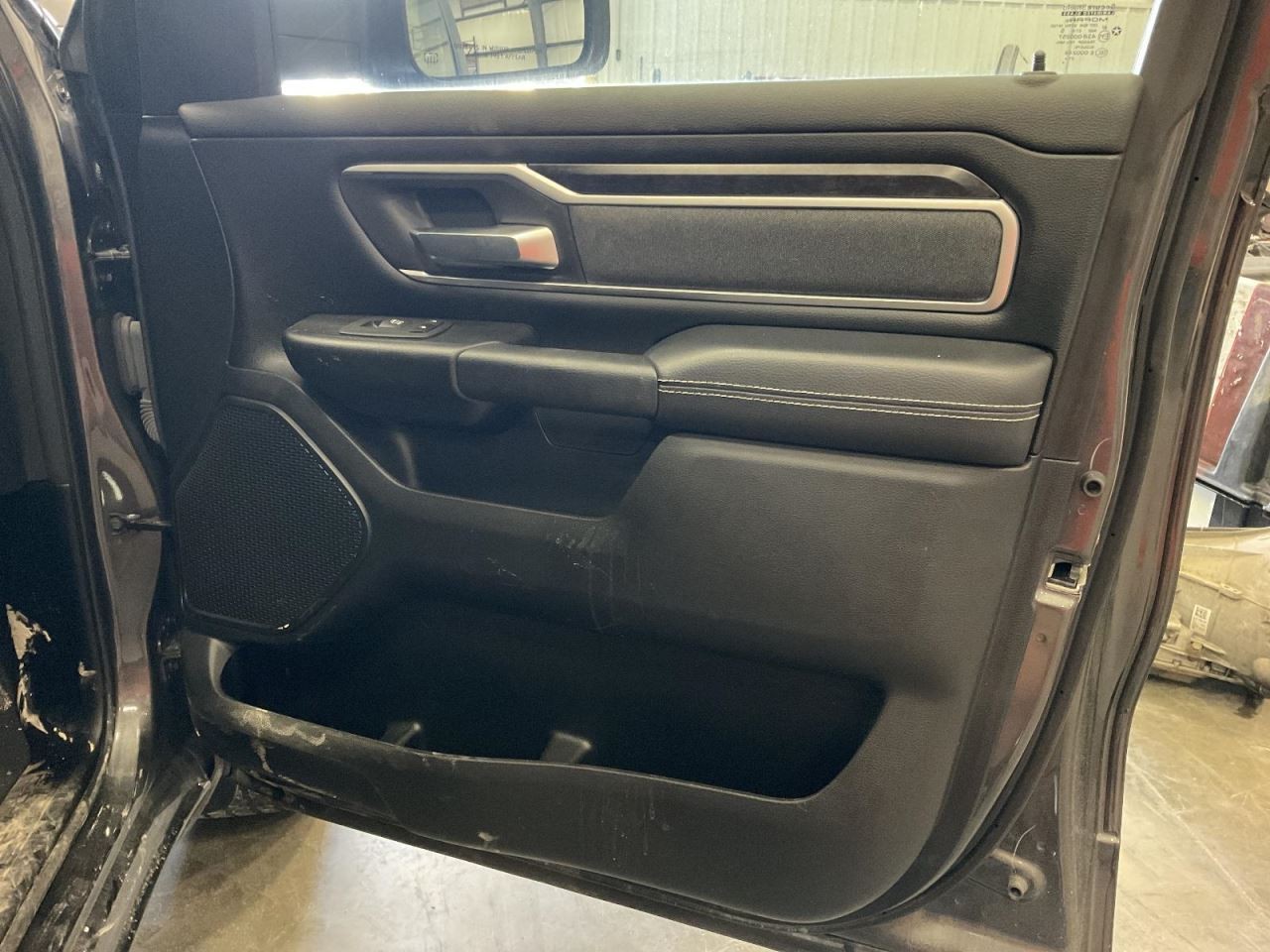 2022 Ram 1500 Bighorn Crew Cab Right Front Inside Door Trim Panel T9X9 Black