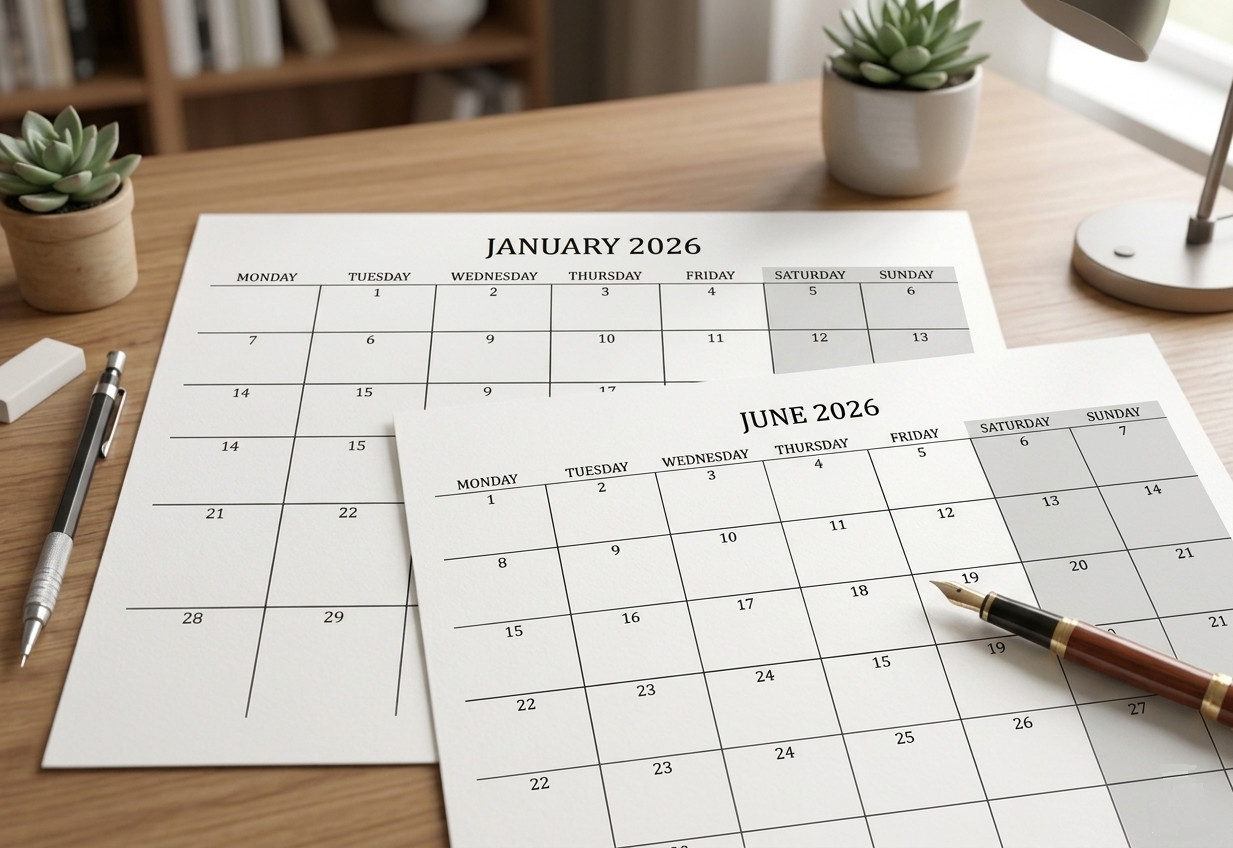 2.99 *ON SALE* 2026 Calendar Printable Landscape,Monthly Planner DOWNLOAD PDF v3