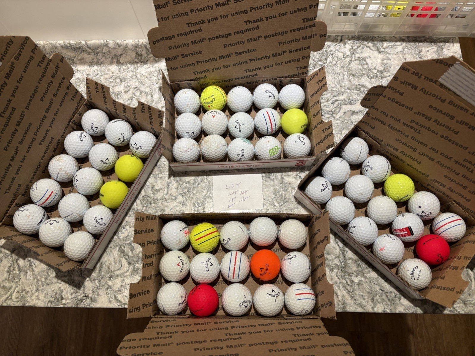 60 Callaway Assorted Near Mint (AAAA) Used Golf Balls