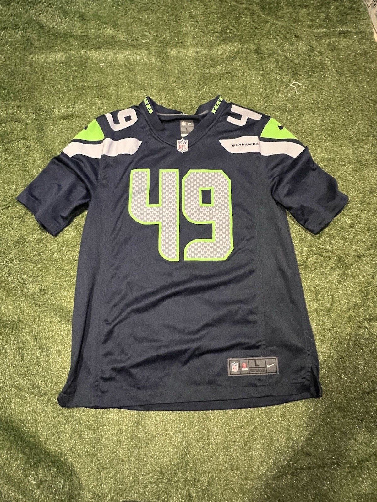 NIKE Seattle Seahawks SHAQUEM GRIFFIN On Field Jersey Mens LARGE
