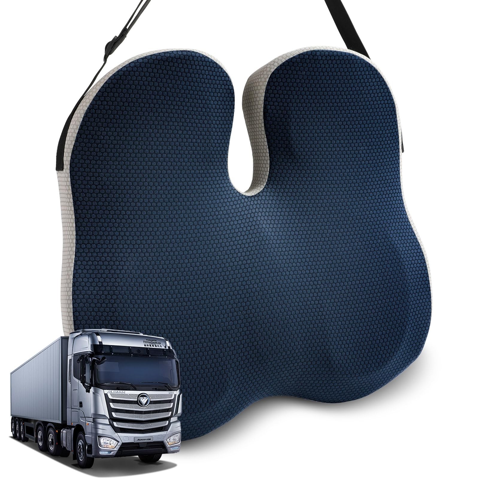 X Large Car Seat Cushion for Driving, Mprove Driving Vision/Posture, Truck Seat X Large Car Seat Cushion for Driving, Mprove Driving Vision/Posture, Truck Seat