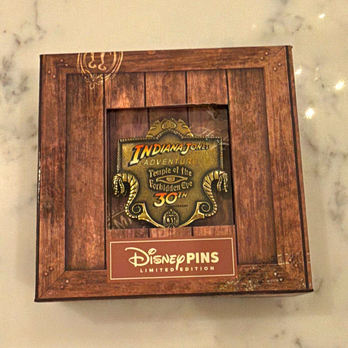 Disney Limited Edition Indiana Jones Adventure Temple Forbidden Eye 30th Pin Disney Limited Edition Indiana Jones Adventure Temple Forbidden Eye 30th Pin