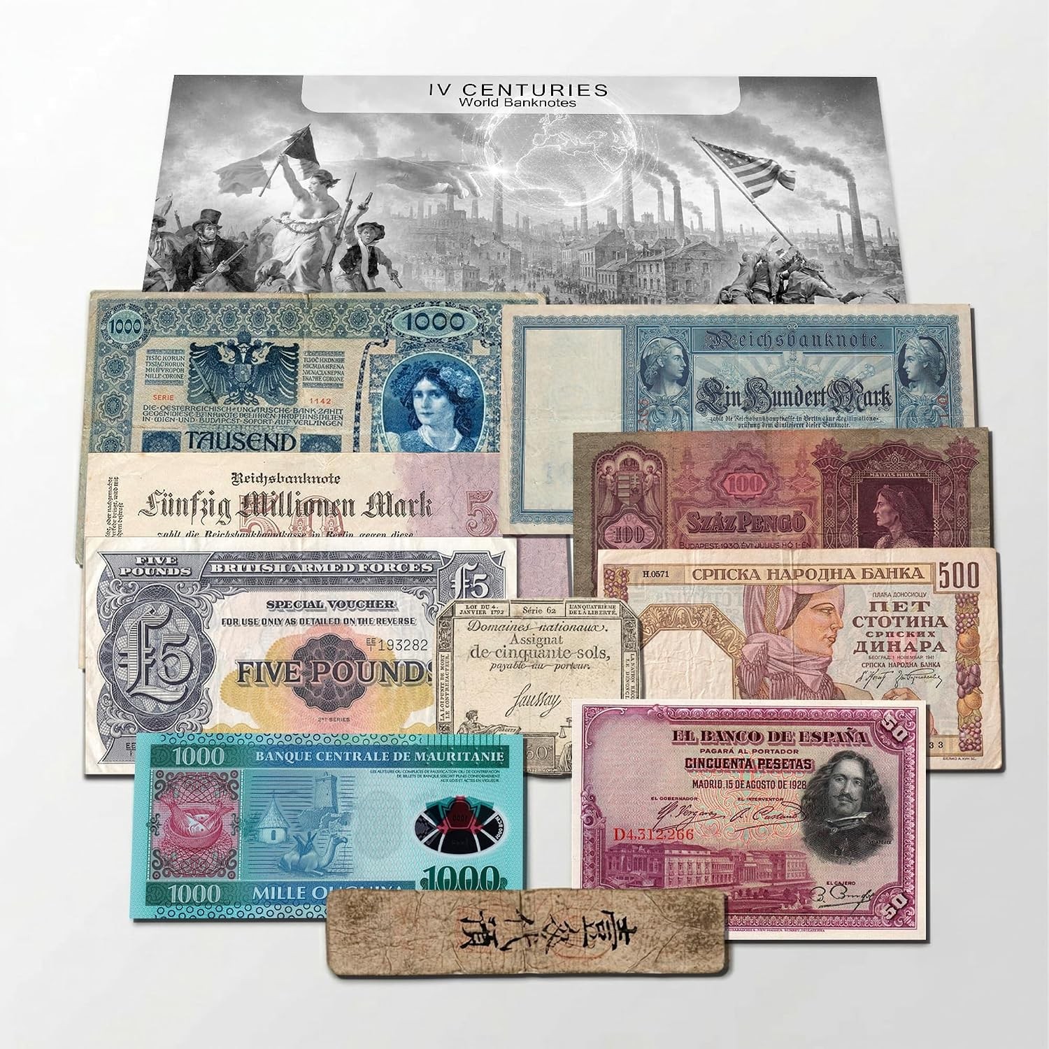 Original Ancient Banknotes Collection for Sale - Rare Currency Collectibles
