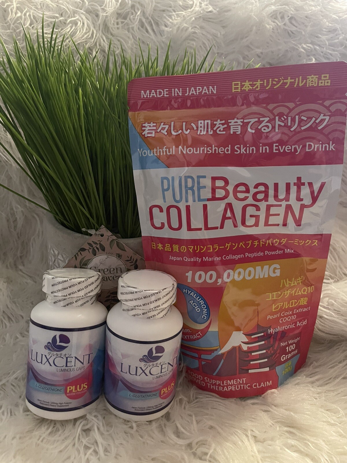 3 pcs COMBO gluta and collagen skin whitening 3 pcs COMBO gluta and collagen skin whitening