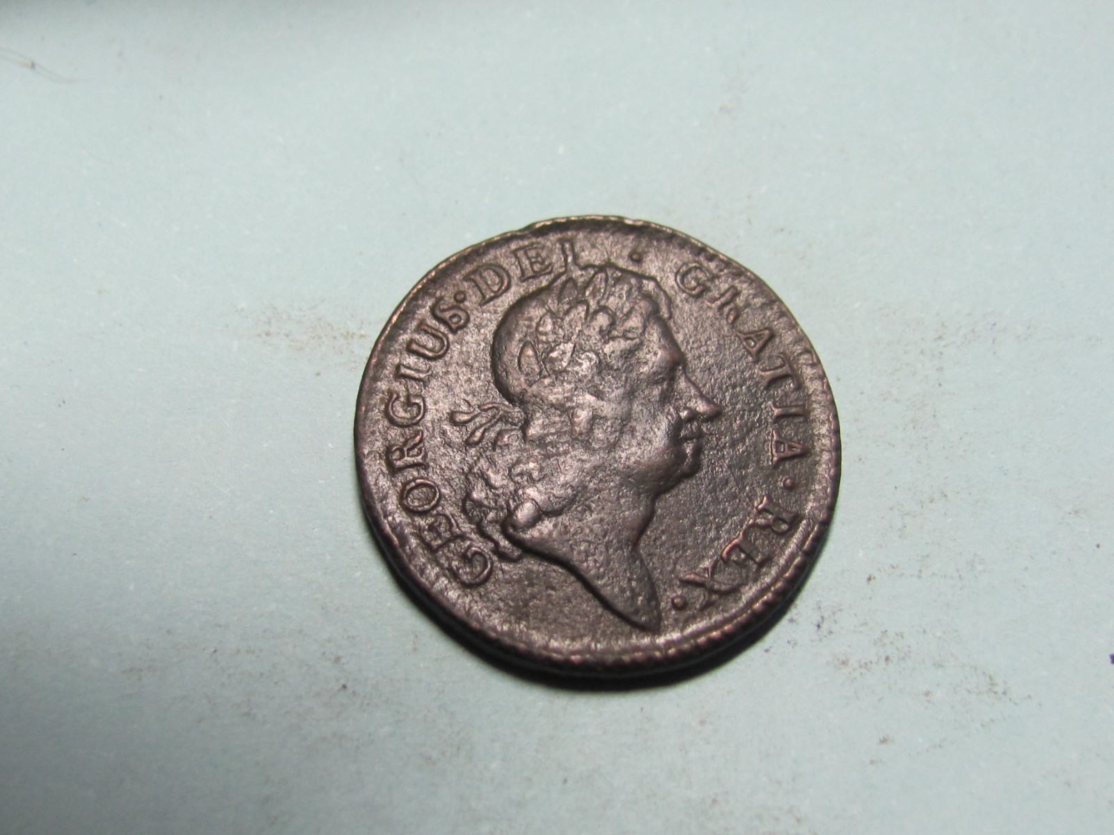 1723 WOODS  HIBERNIA COLONIAL HALF CENT NICE GRADE COIN