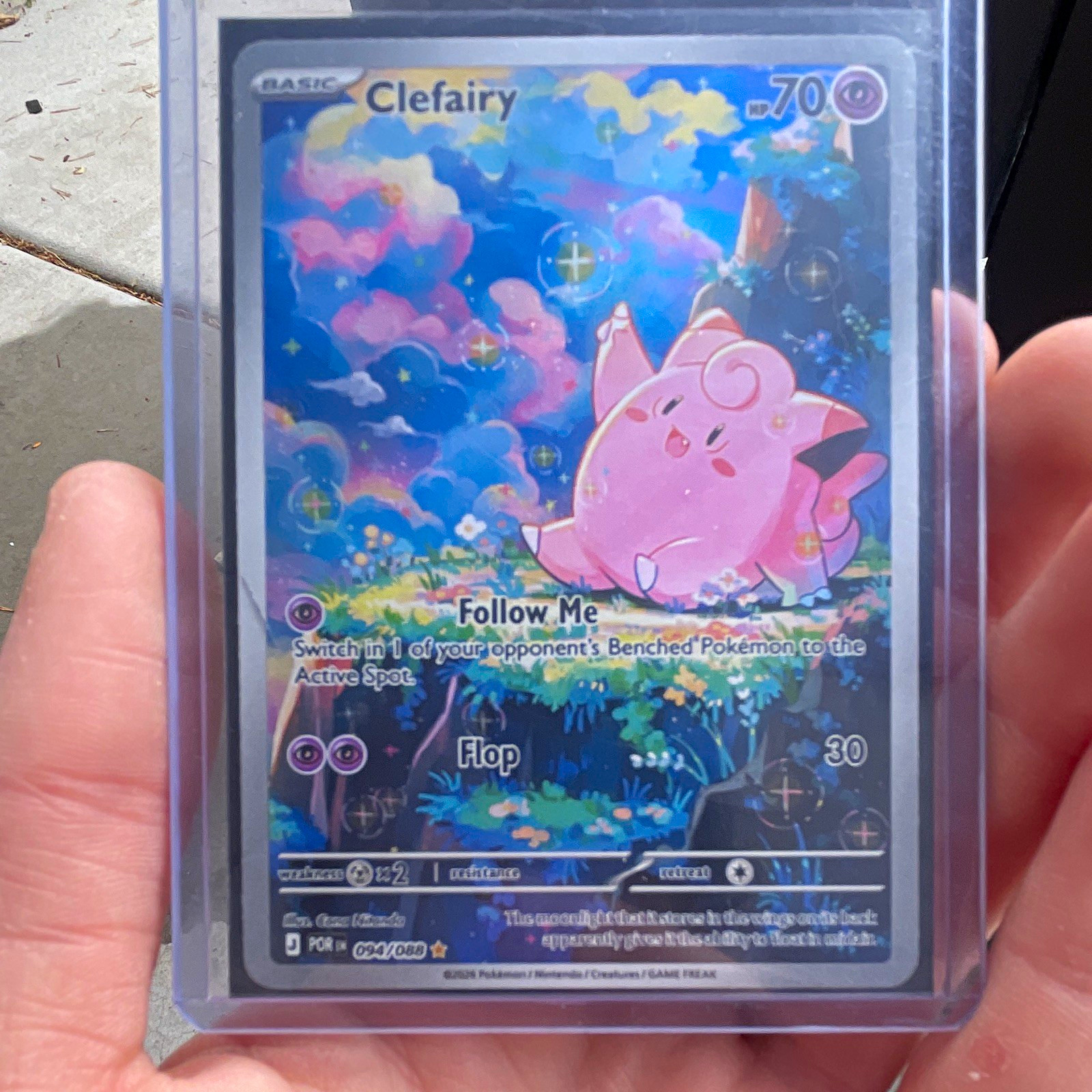 Pokemon TCG Clefairy Perfect Order Illustration Rare Holo English