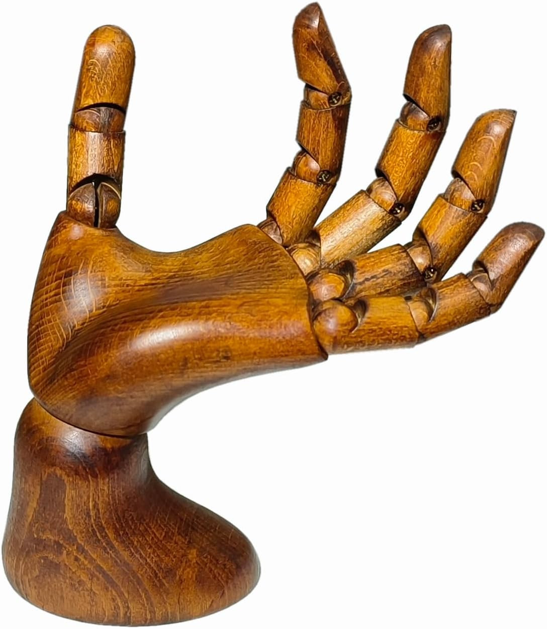 Wooden Hand,Wooden Mannequin,Antique Finish Wood Hand,Hand Model for Drawing,Mal