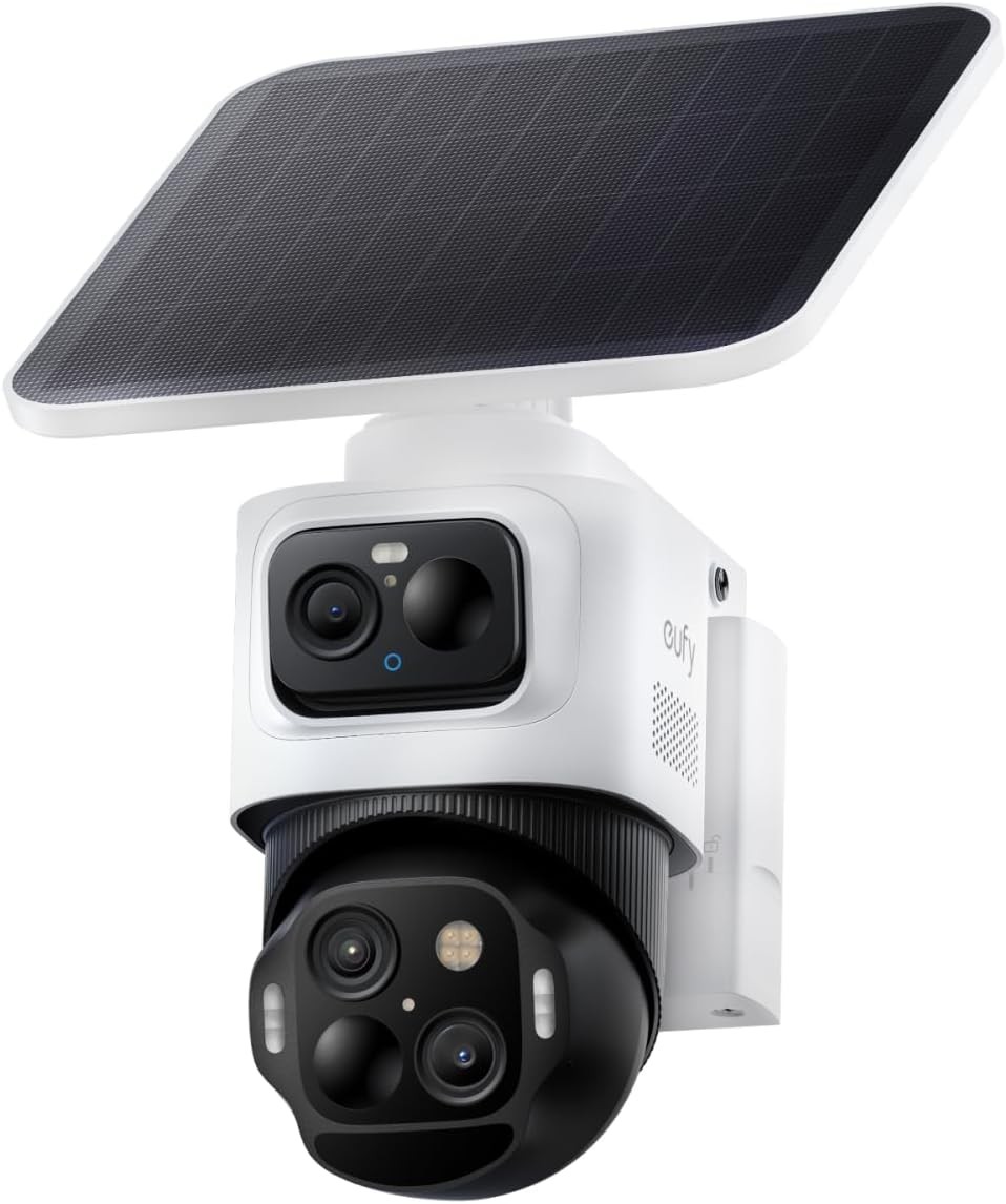 eufy eufyCam S4 Solar Security Camera Wireless Outdoor 4K UHD Color Night Vision