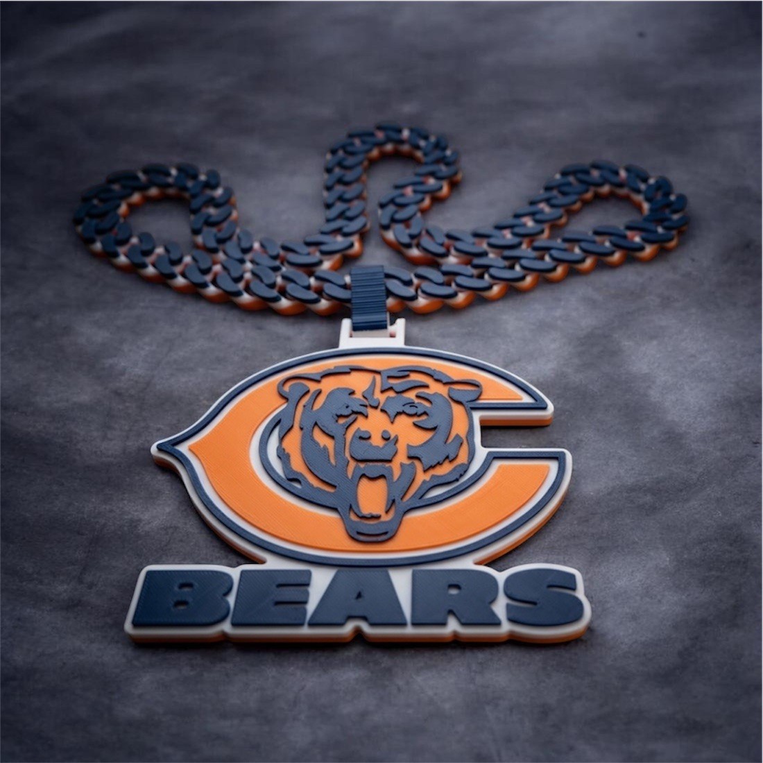 Chicago Bears Hype Chain Cuban Link Style Chicago Bears Hype Chain Cuban Link Style