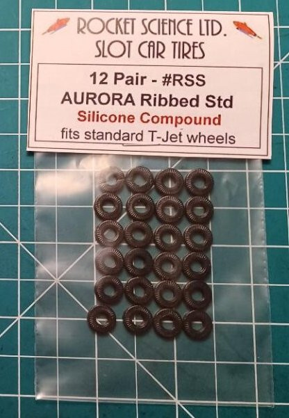 Aurora T-Jet HO silicone tires  #RSS (Std) 12 pairs  [PLEASE READ]