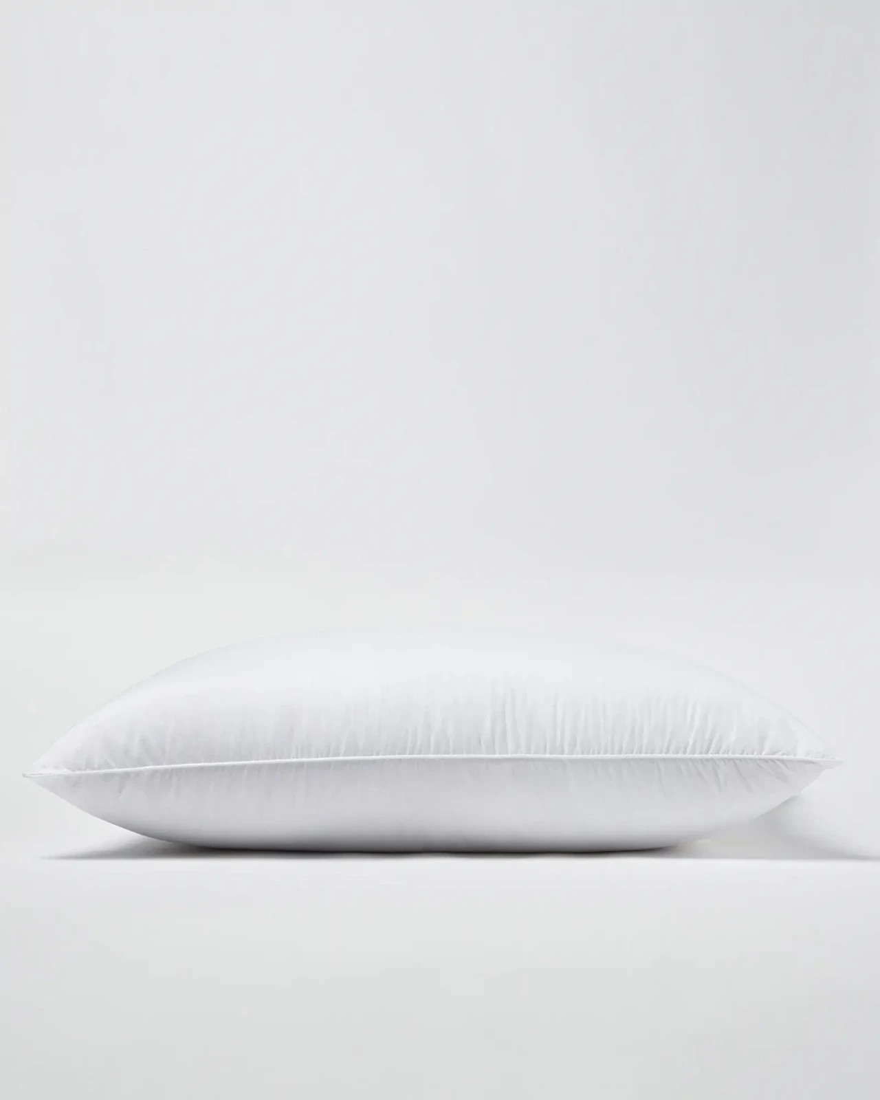 Quince Premium Down Pillow Standard - Medium Duck Down 100% Sateen Cotton NWT
