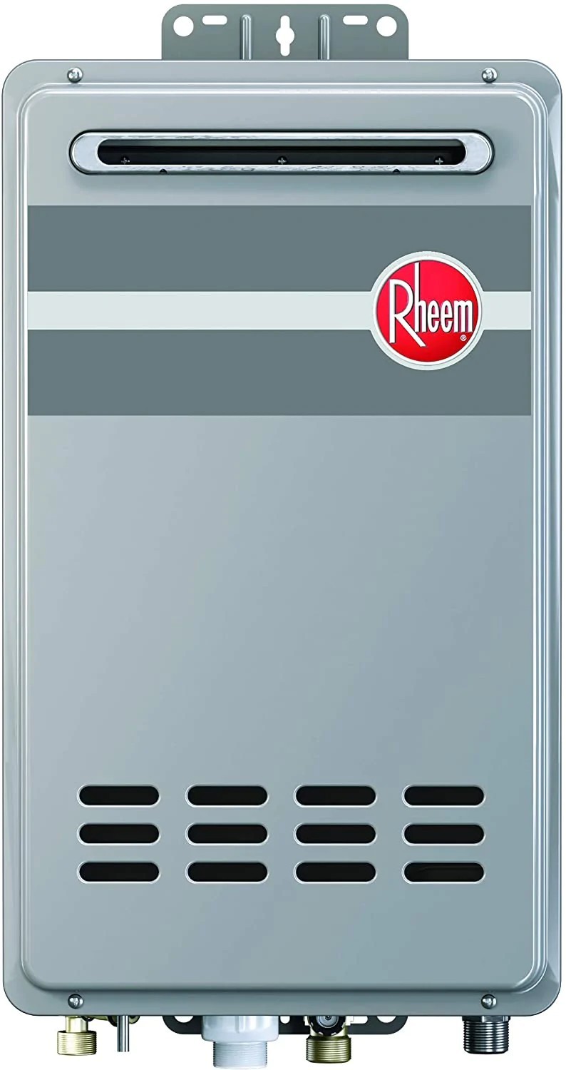 Rheem RTG-70XLP-1 Outdoor Tankless LP Water Heater 7 GPM 160K BTU Non-Condensing Rheem RTG-70XLP-1 Outdoor Tankless LP Water Heater 7 GPM 160K BTU Non-Condensing
