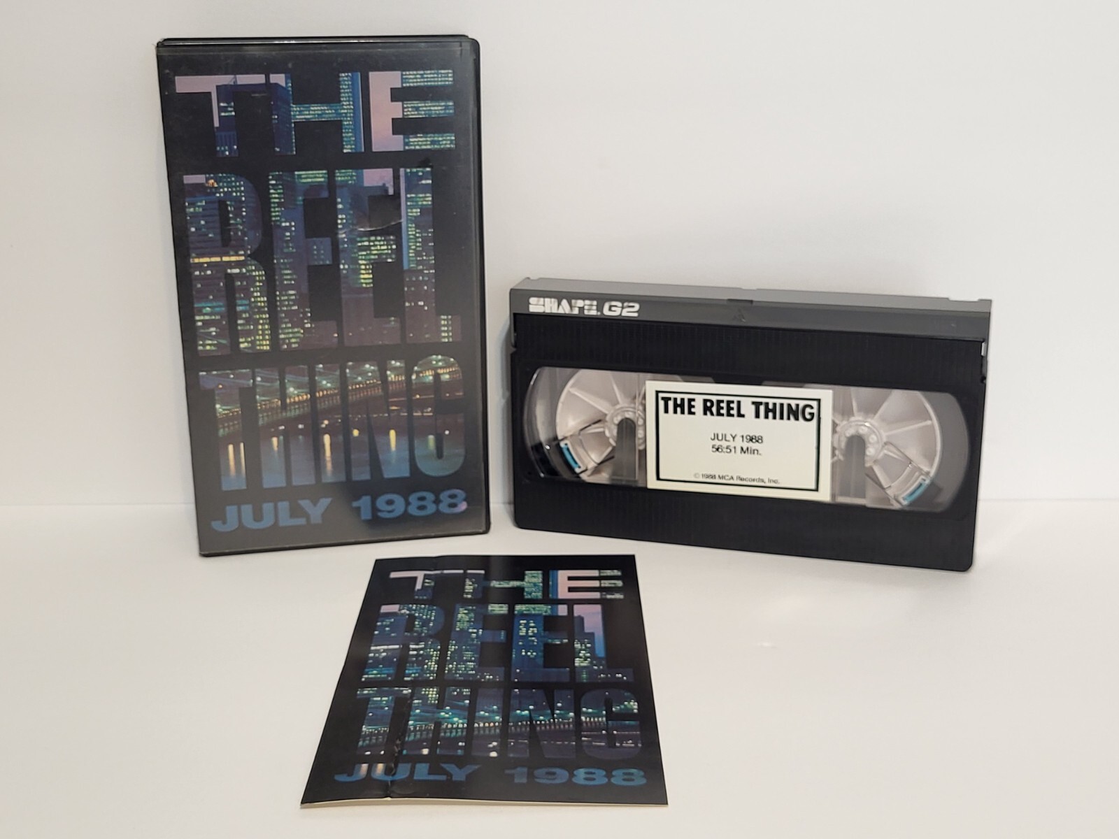 RARE The Reel Thing VTG July 1988 PROMO VHS Music Video Compilation MCA