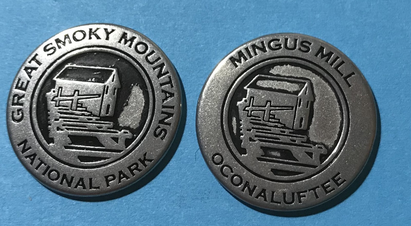 Great Smoky Mountains National Park Mingus Mill Token Great Smoky Mountains National Park Mingus Mill Token