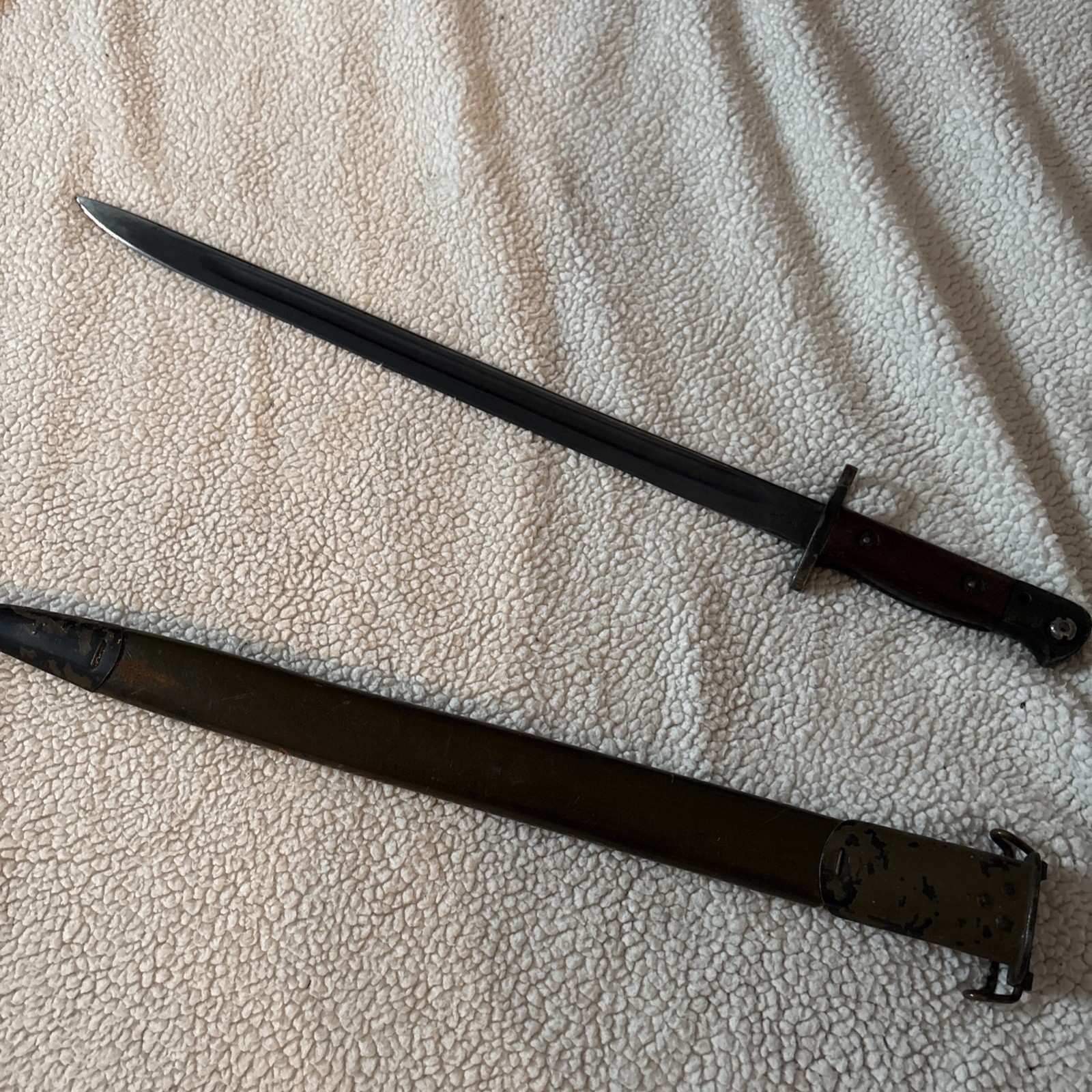Extremely Rare Vintage US Army USMC Pre WWI Springfield SA M1905 Bayonet 