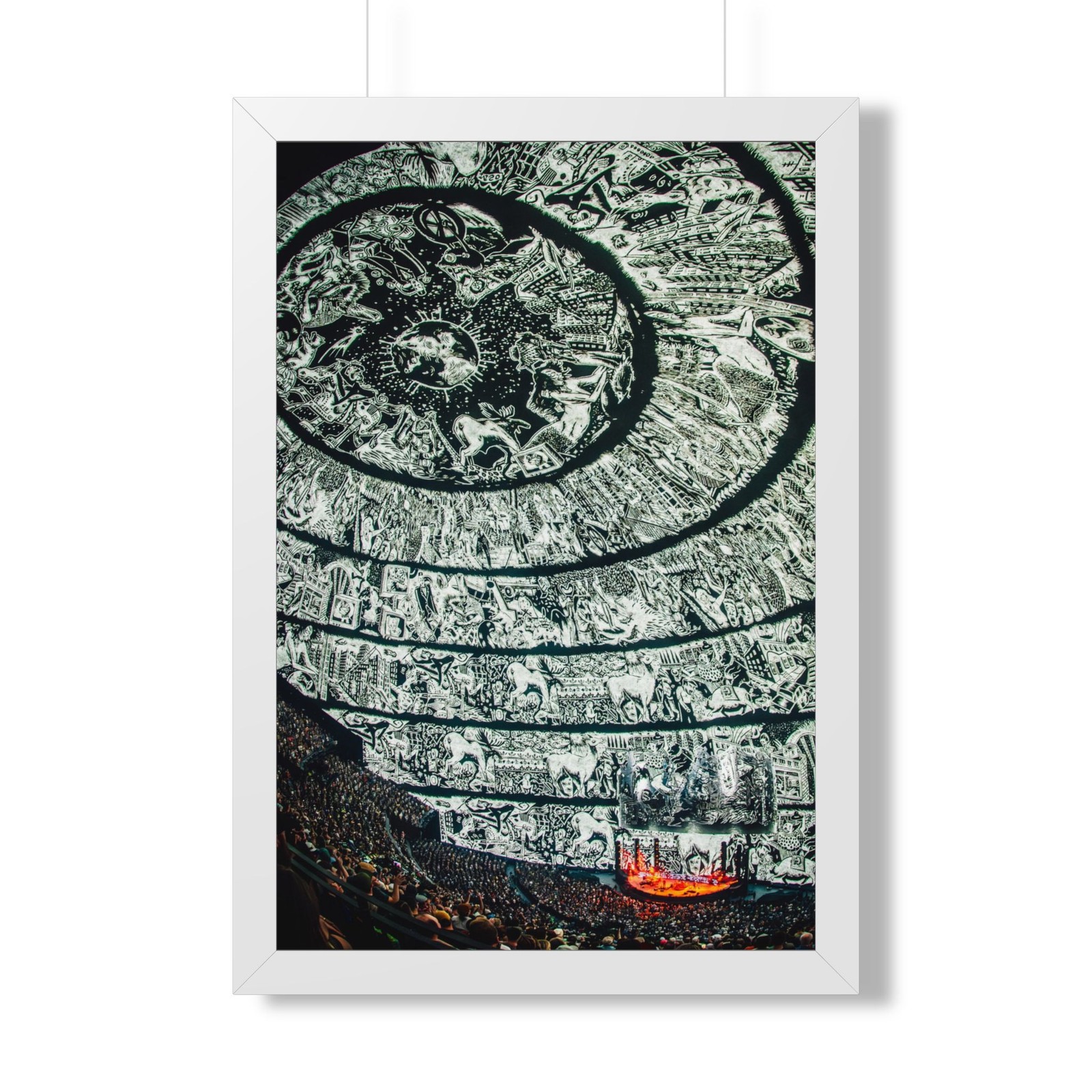 Phish \'The Sphere\' (Taste/Pollock II) Framed Pictures/Posters - Concerts, Merch