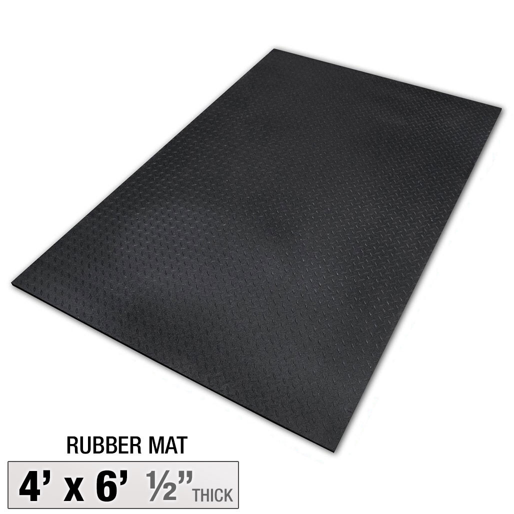 4\' x 6\' Rubber Flooring, 1/2\