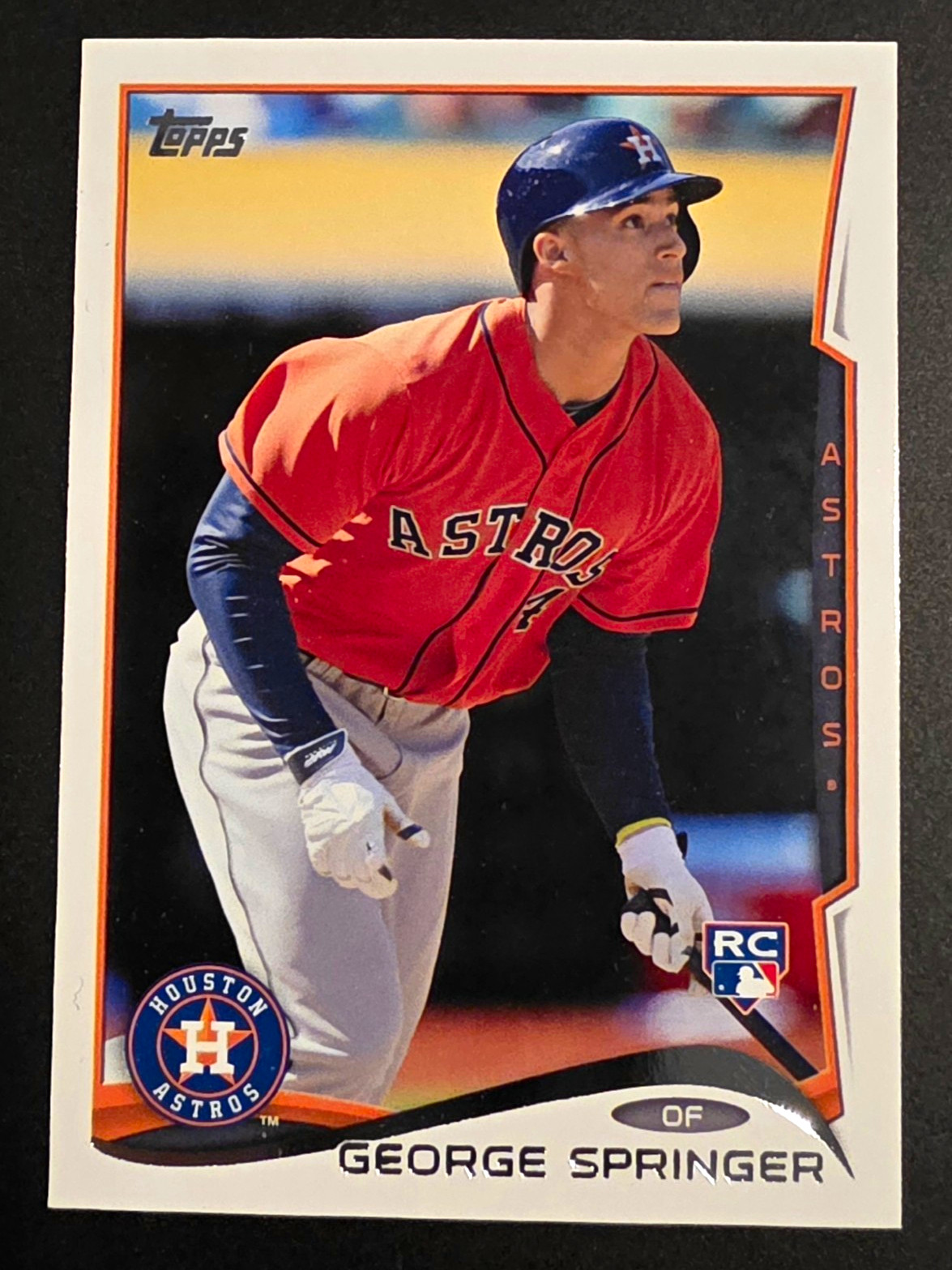 Topps 2014 Update George Springer #US-10 RC Rookie Base Batting Houston Astros