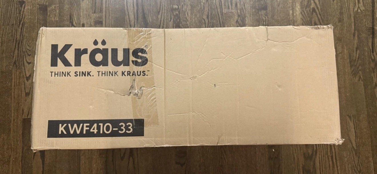 *New* Kraus Kore 33-Inch Farmhouse Workstation | In Sink Drying Rack | KWF410-33