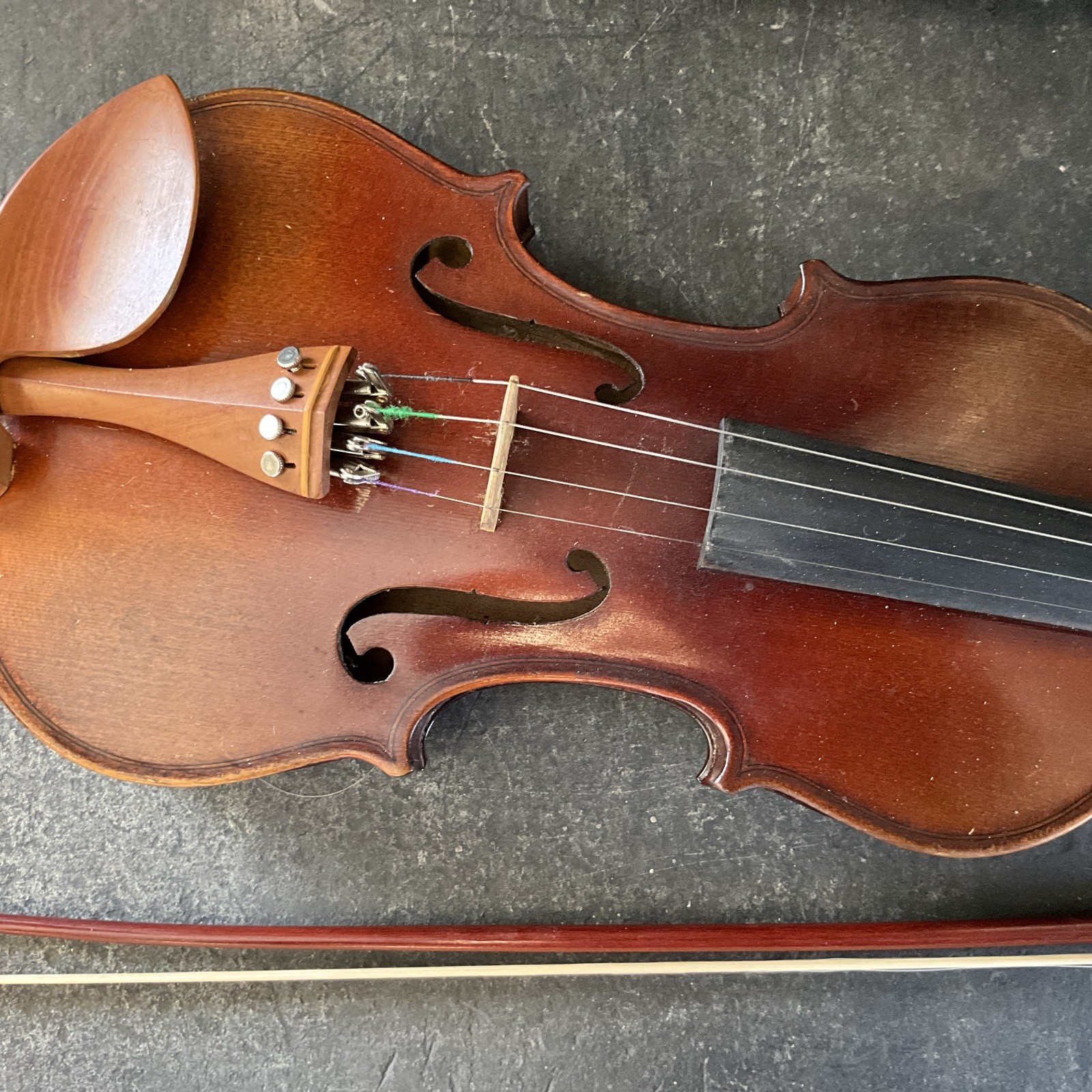 Vintage Copy Of Antonius Stradivarius Faciebet Anno 17 W/ Case, Made Is USA Vintage Copy Of Antonius Stradivarius Faciebet Anno 17 W/ Case, Made Is USA