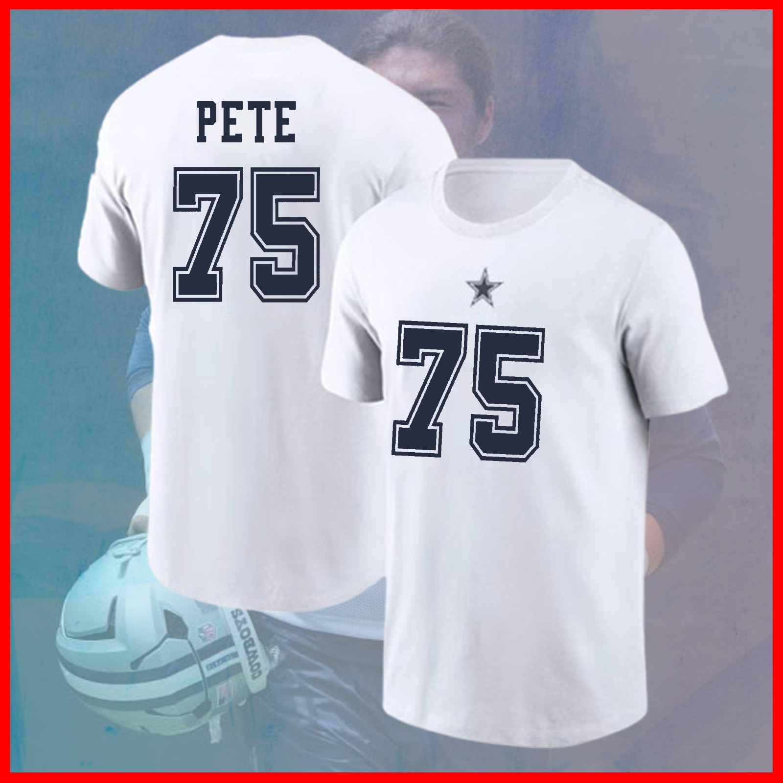 🔥HOT ITEM Shiyazh Pete #75 Dallas Team 2026 Name & Number Gift For Fans S-5XL 🔥HOT ITEM Shiyazh Pete #75 Dallas Team 2026 Name & Number Gift For Fans S-5XL