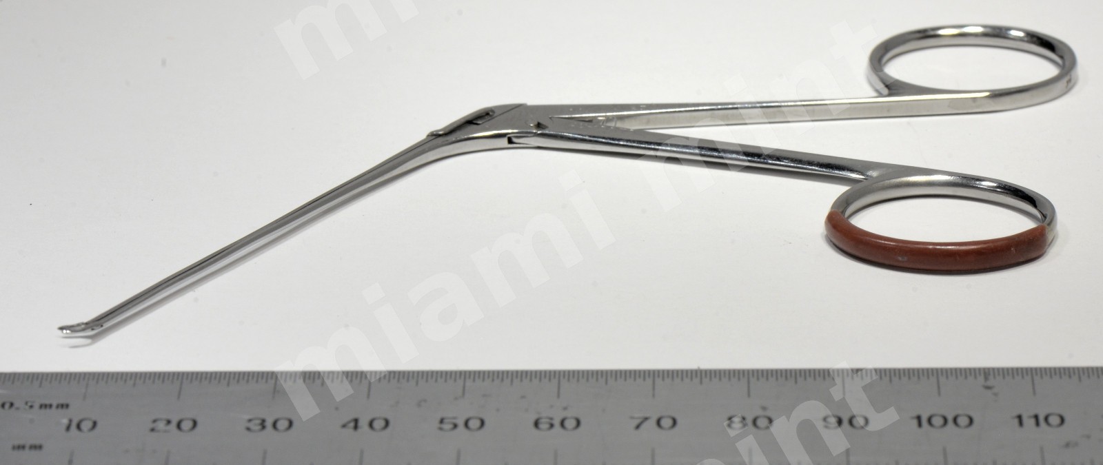 V. Mueller #AU12870 Wullstein Tympanoplasty Forceps 35° Angled 2 ¾