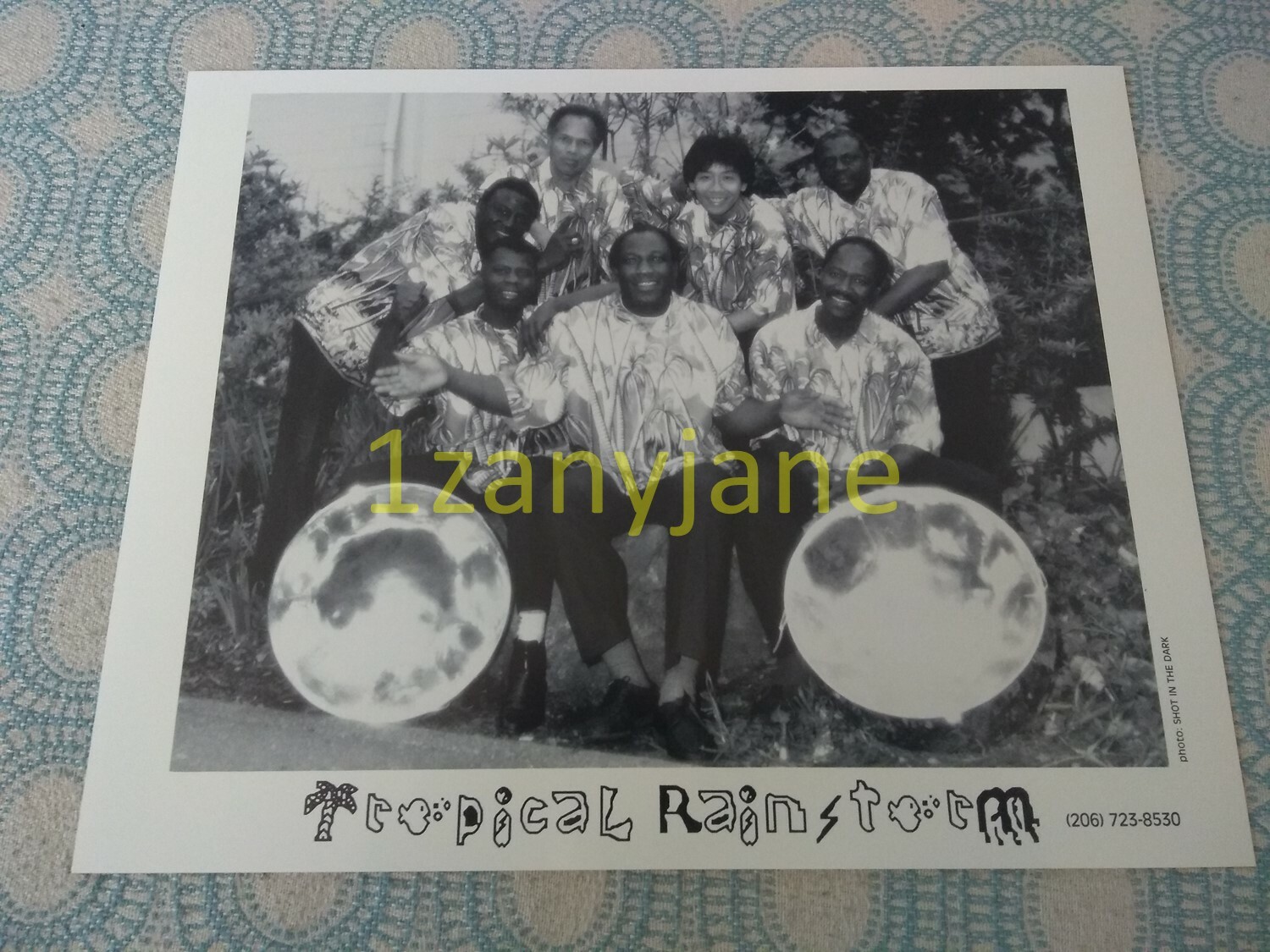 RC896 Band 8x10 Press Photo PROMO MEDIA , TROPICAL RAINSTORM RC896 Band 8x10 Press Photo PROMO MEDIA , TROPICAL RAINSTORM