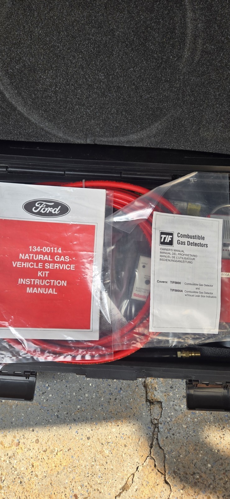 Ford Rotunda Natural Gas Vechile Service kit and TIF Combustible Gas Dectectors