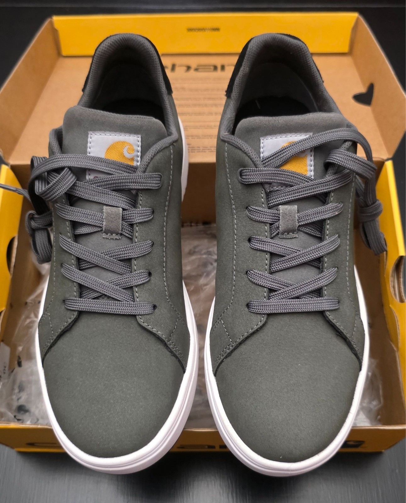 Carhartt Detroit Leather Sneakers Womens 8.5M Dark Gray NEW Carhartt Detroit Leather Sneakers Womens 8.5M Dark Gray NEW